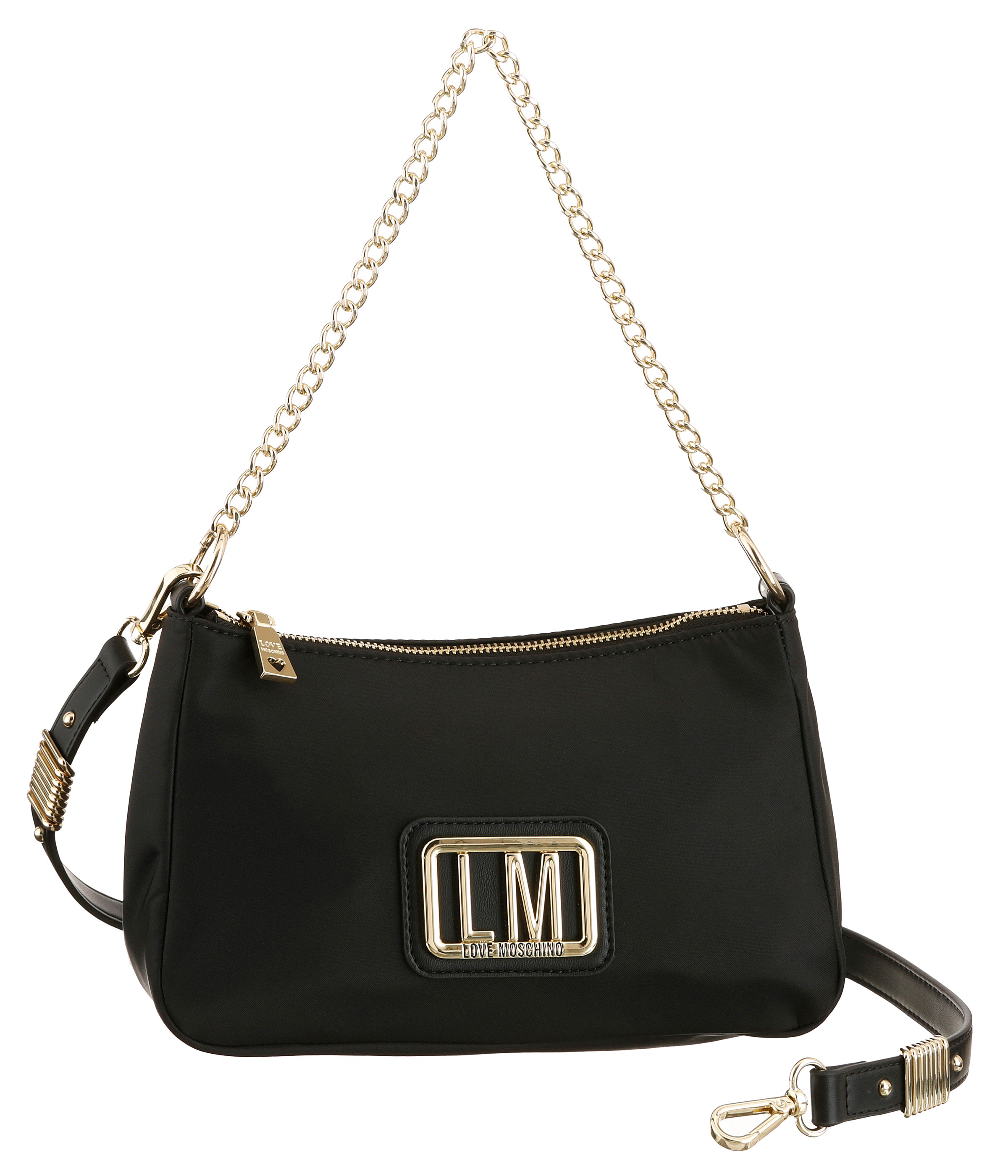 Image of LOVE MOSCHINO Hobo »LM PLAQUE«, mit modischer Tragekette bei Ackermann Versand Schweiz