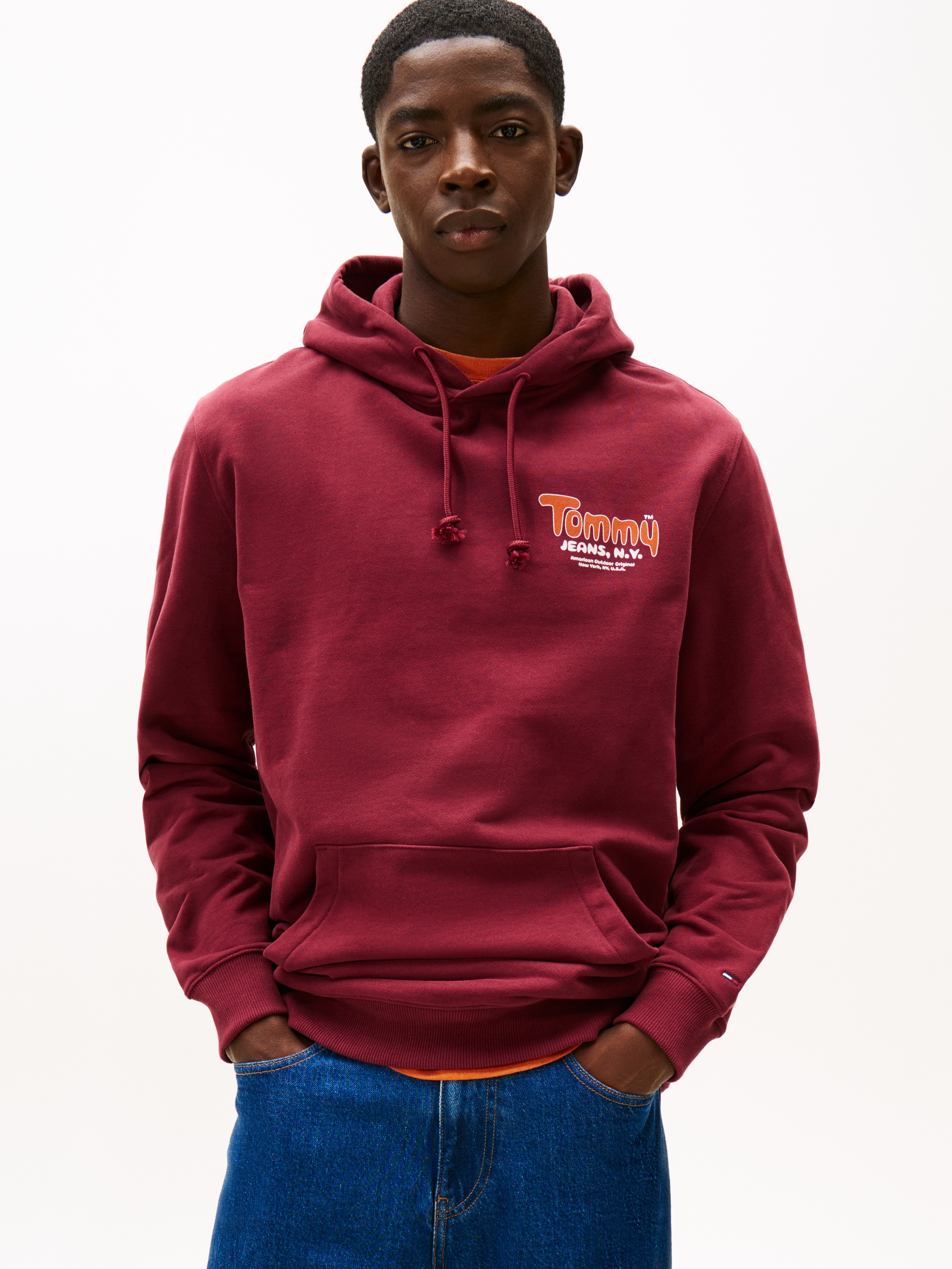 Image of Tommy Jeans Kapuzensweatshirt "FONT PLAY HOODIE", Regular fit mit Kapuze