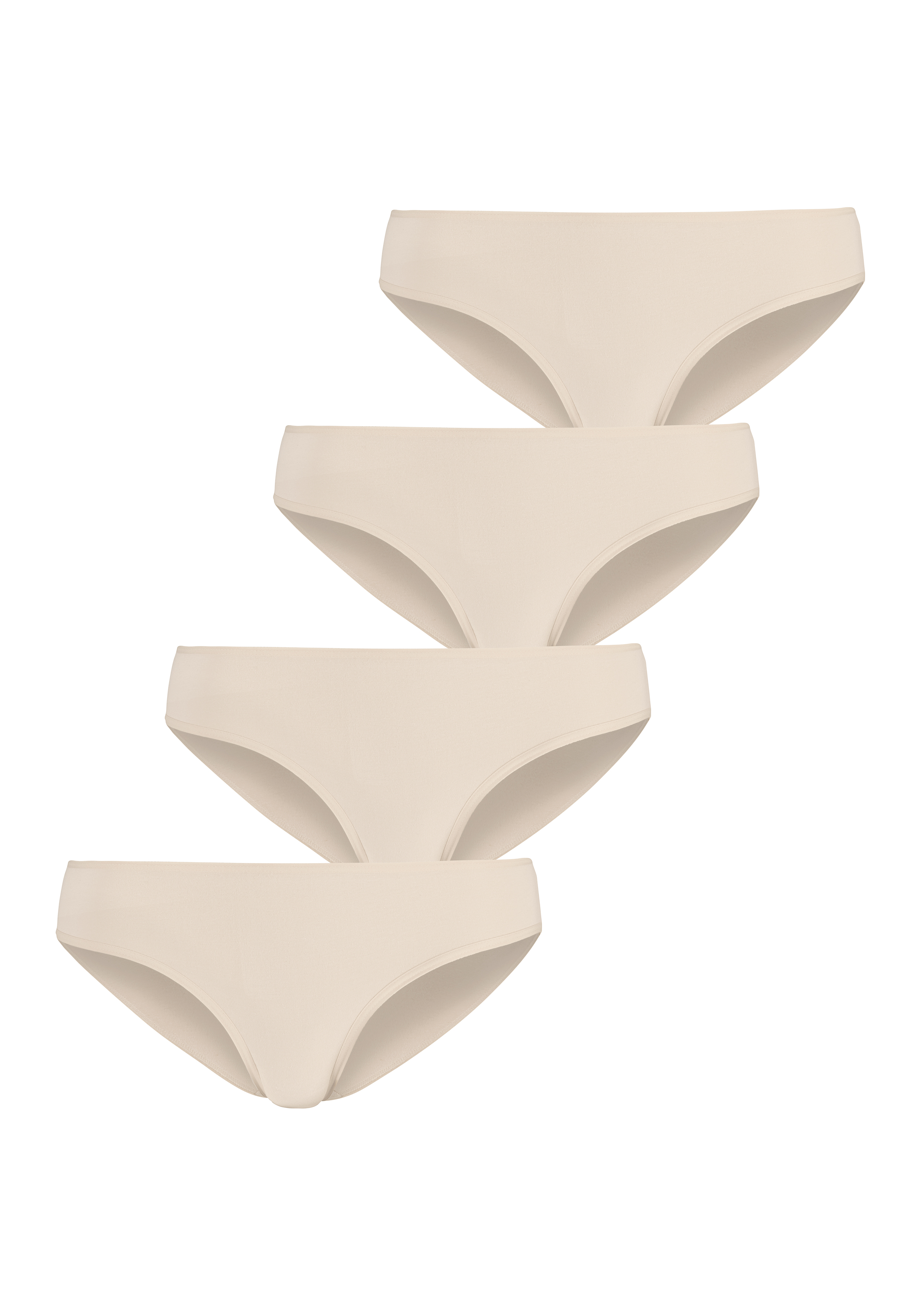 Jazz-Pants Slips, (Packung, 4 St.), mit flachen Einfassungen