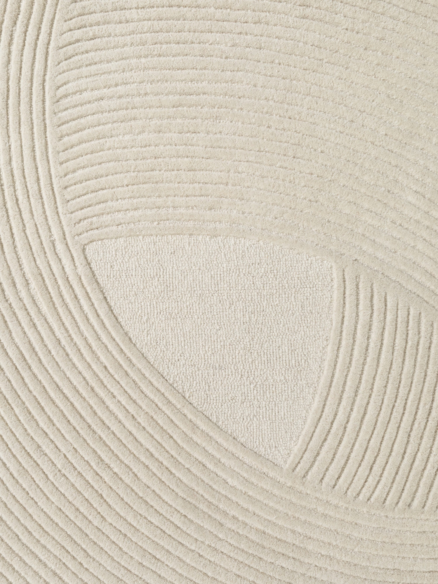 Ted Baker Tapis en laine »Victoria  , auch in rund« Rectangulaire 18 mm Höhe Naturteppich Wolle, Hoch-Tief-Design, Wohnzimmer, Schlafzimmer