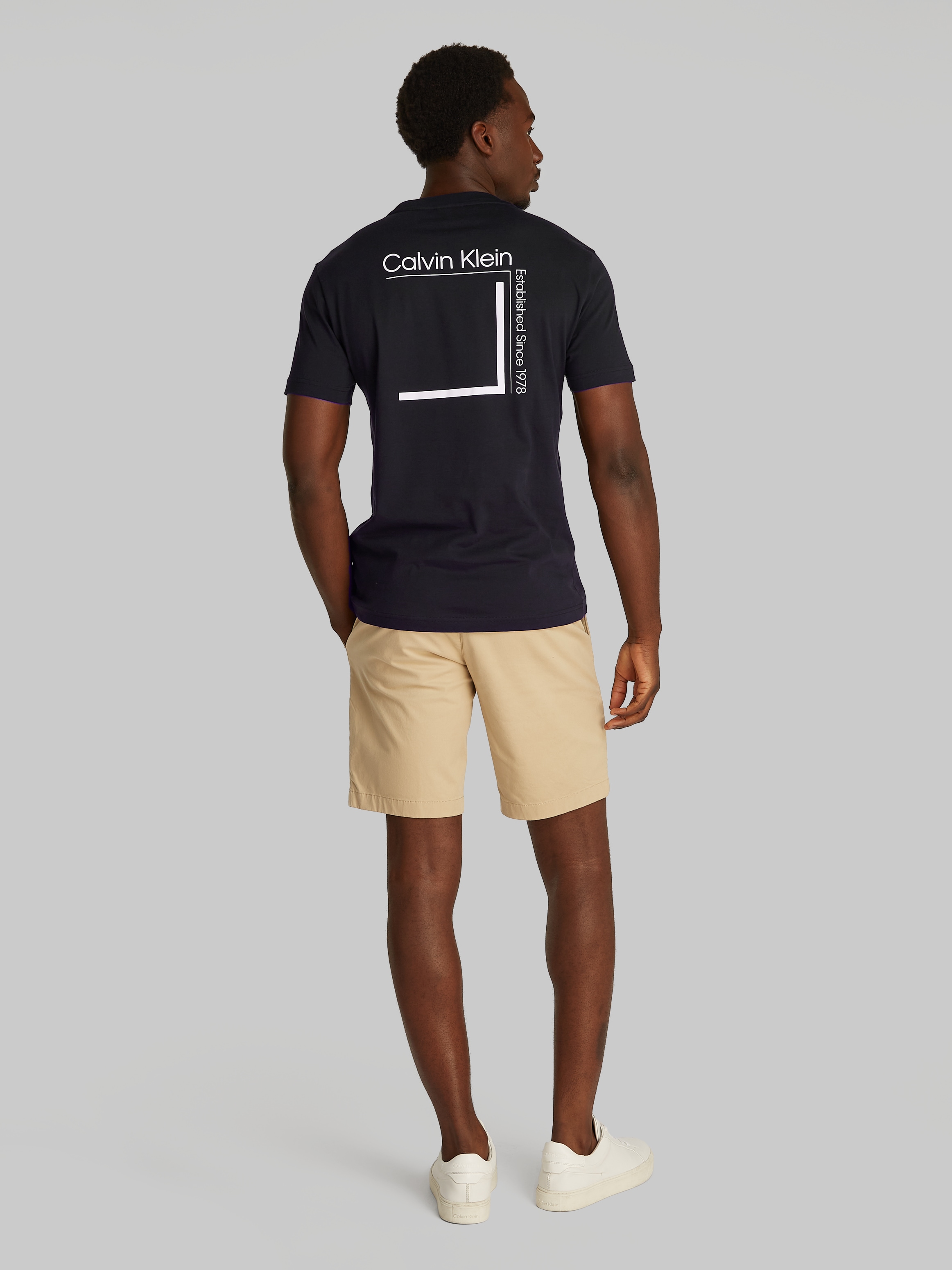 Calvin Klein T-Shirt »CP-LINEAR BOX LOGO T-SHIRT«, in Unifarbe