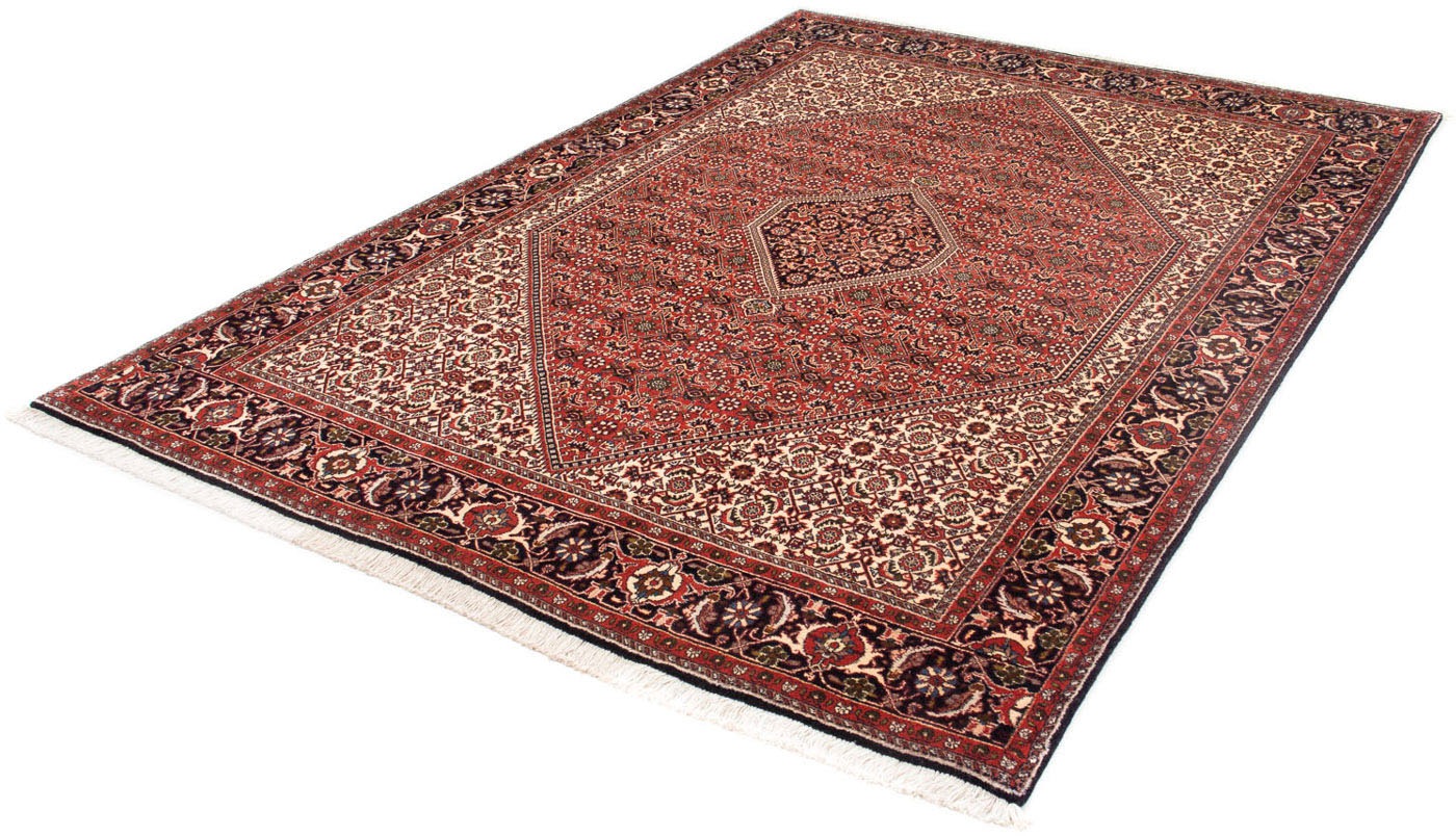 Image of morgenland Orientteppich »Perser - Bidjar - 242 x 173 cm - hellrot«, rechteckig, 15 mm Höhe, Wohnzimmer, Handgeknüpft, Einzelstück mit Zertifikat bei Ackermann Versand Schweiz