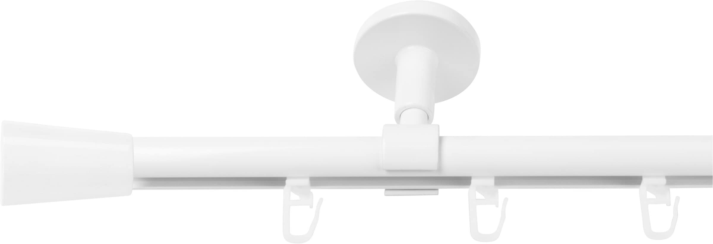 SN DECO GROUP Gardinenstange »Gardinenstange Innenlauf Nizza Ø 19 mm, 1-läufig, Fixmass, verschraubt« Ø 19 mm Fixmass;kürzbar