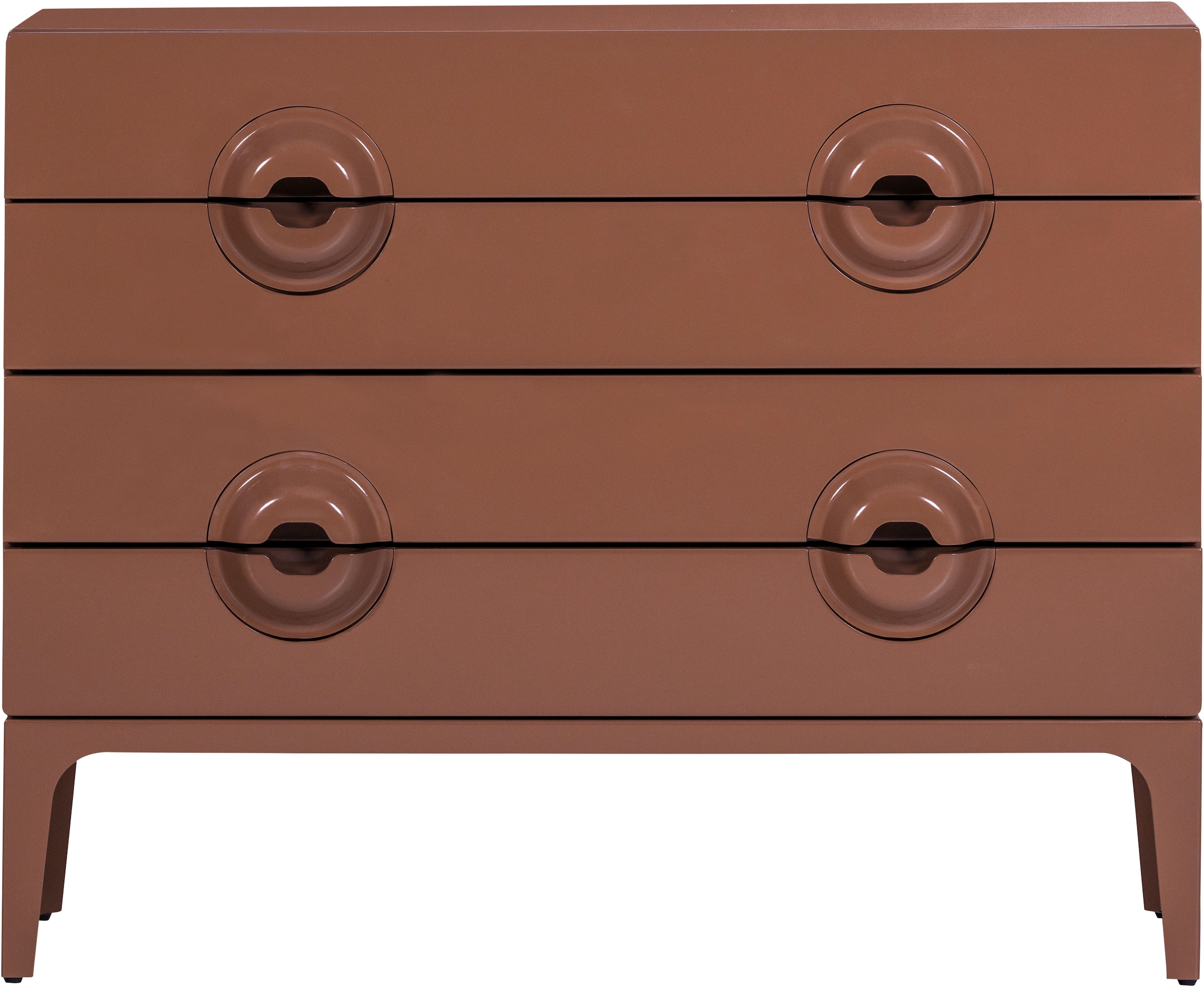 WOOOD Buffet »Merge mit Eukalyptusholz und Dämpfung Funktion B 110 x T 44 x H 89 cm« Capacité de charge 150 kg, livré entièrement monté, veinage visible