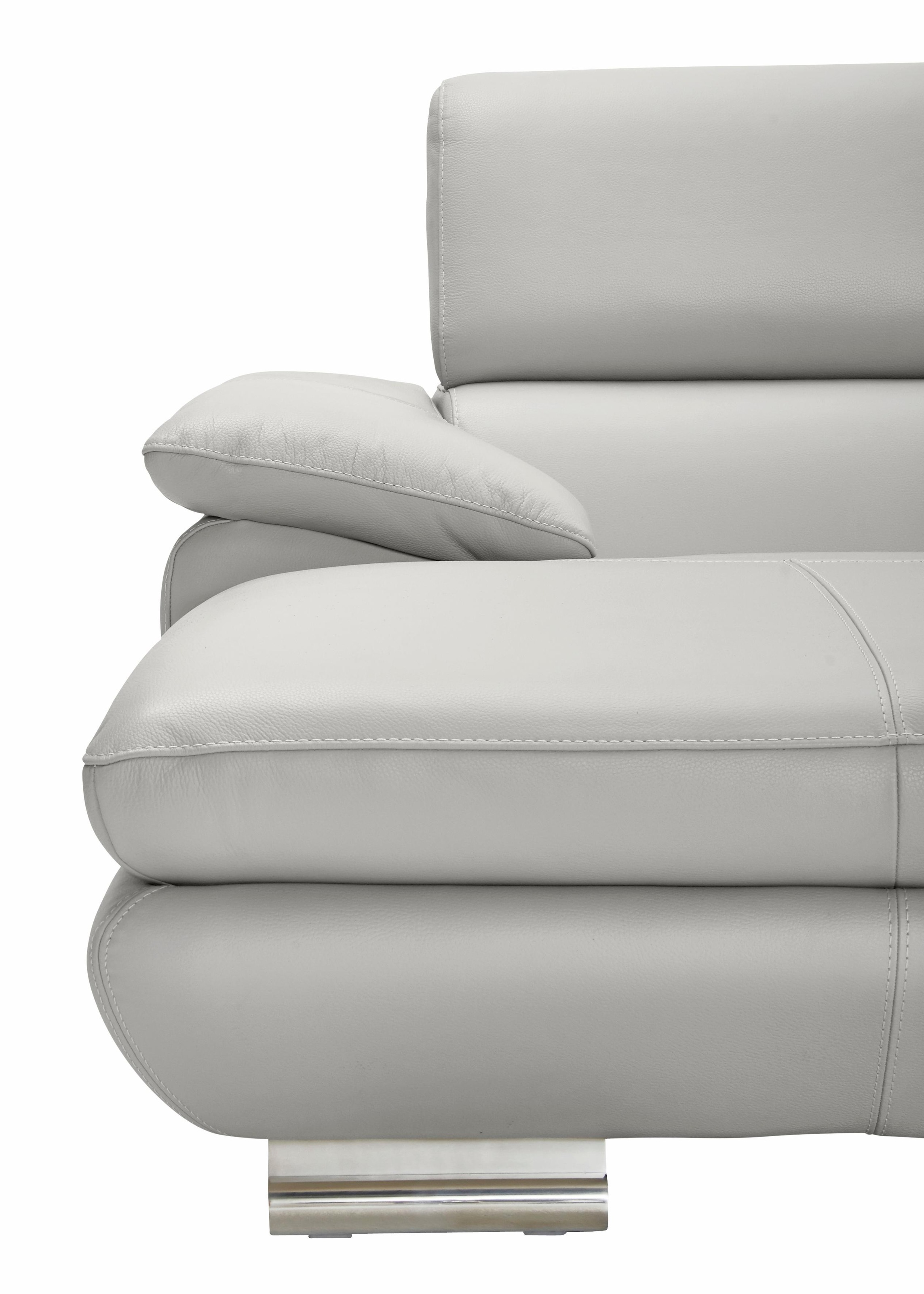 CALIA ITALIA Wohnlandschaft »Magic, italienisches Sofa zum Träumen, erstklassiger Sitzkomfort«, verstellbaren Kopfstützen zum Relaxen, in 2 Lederqualitäten, U-Form