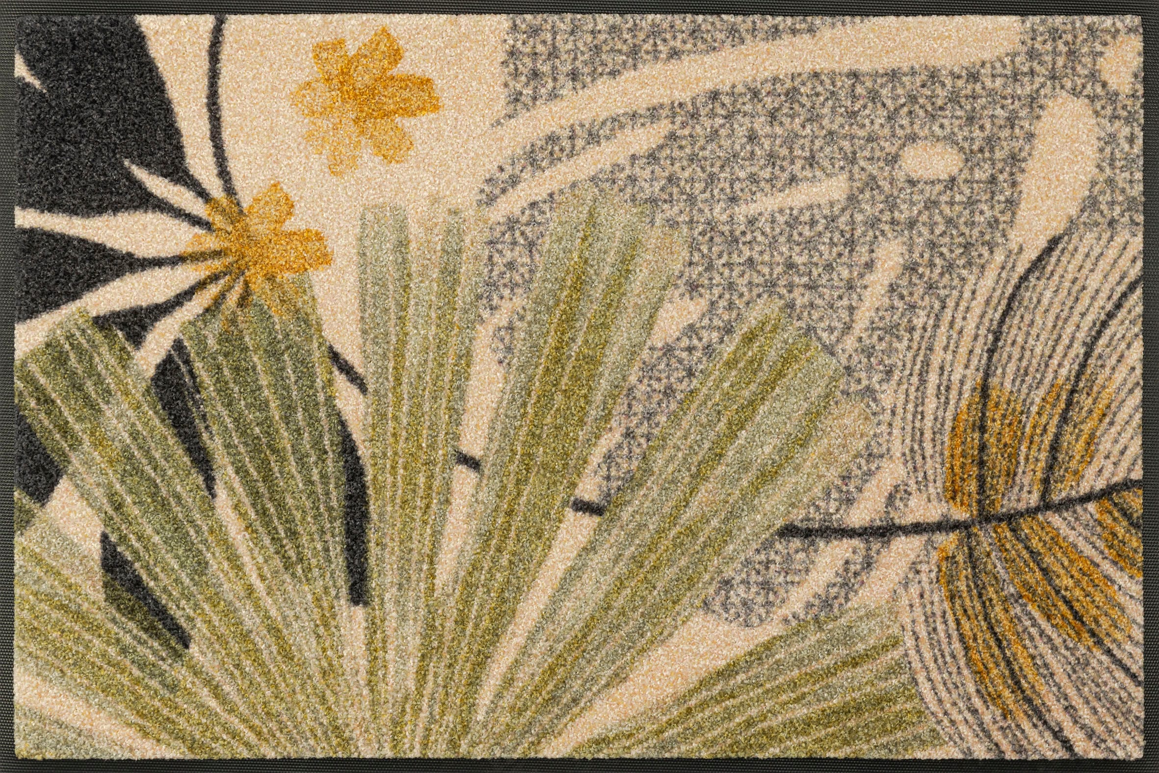 Image of wash+dry by Kleen-Tex Fussmatte "Garden Soul" rechteckig 7 mm Höhe