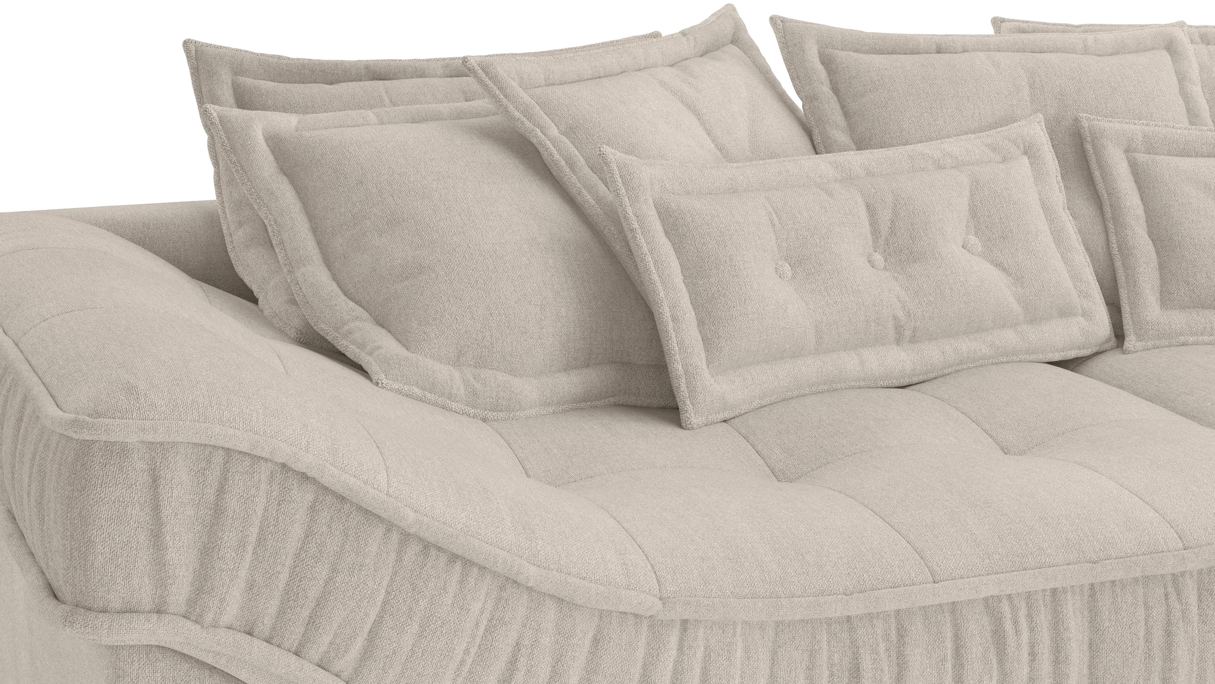 Mr. Couch Ecksofa »Diwan II DuraFlex L-Form«, DuraFlex-Kaltschaumpolsterung, bis 140 kg, 4 Bezugsqualitäten