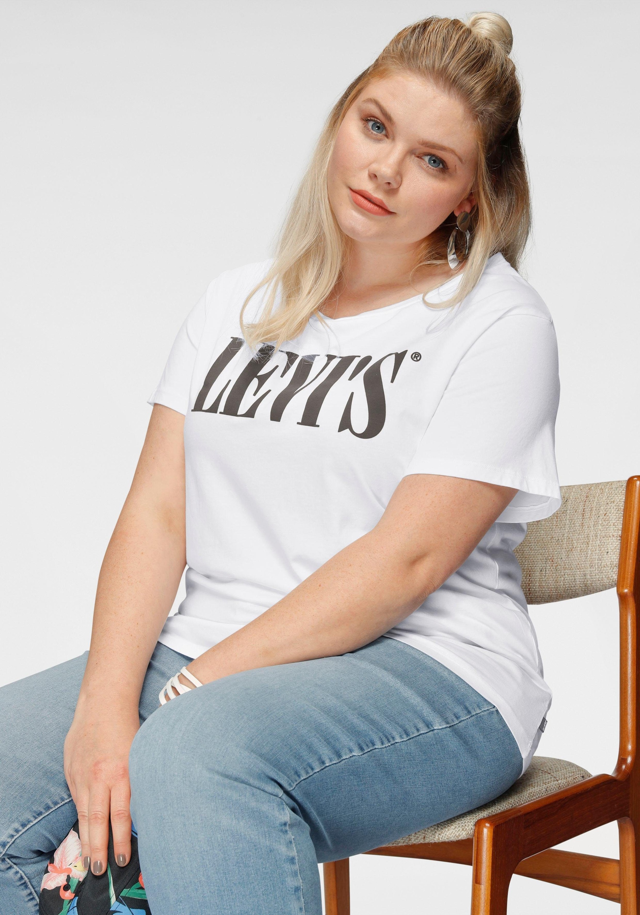 Image of Levi's® Plus T-Shirt »Perfect Tee«, mit Serif-Logo bei Ackermann Versand Schweiz