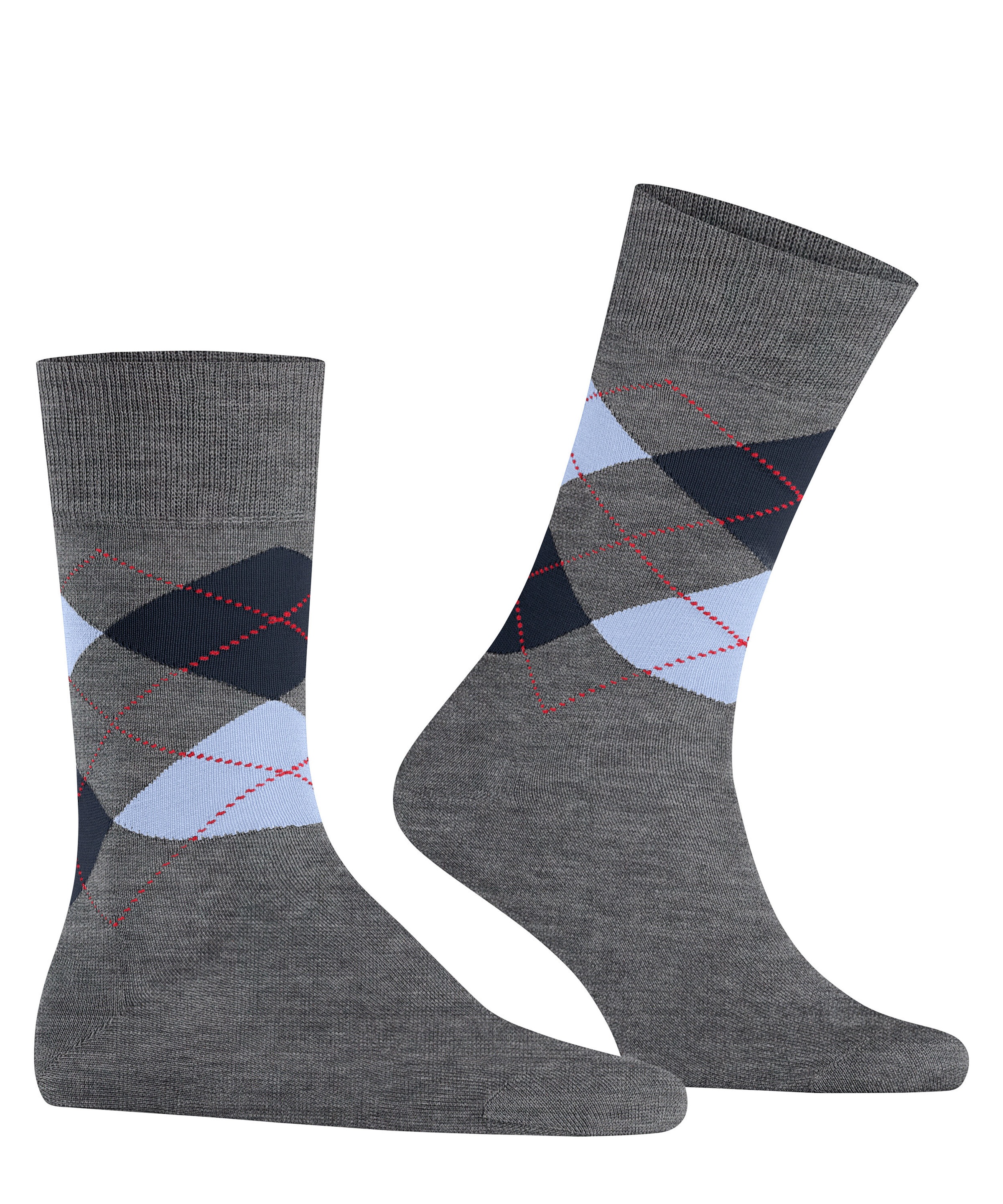Burlington Socken »Manchester« Einheitsgrösse 40-46, Argyle-Muster, Burlington-Clip