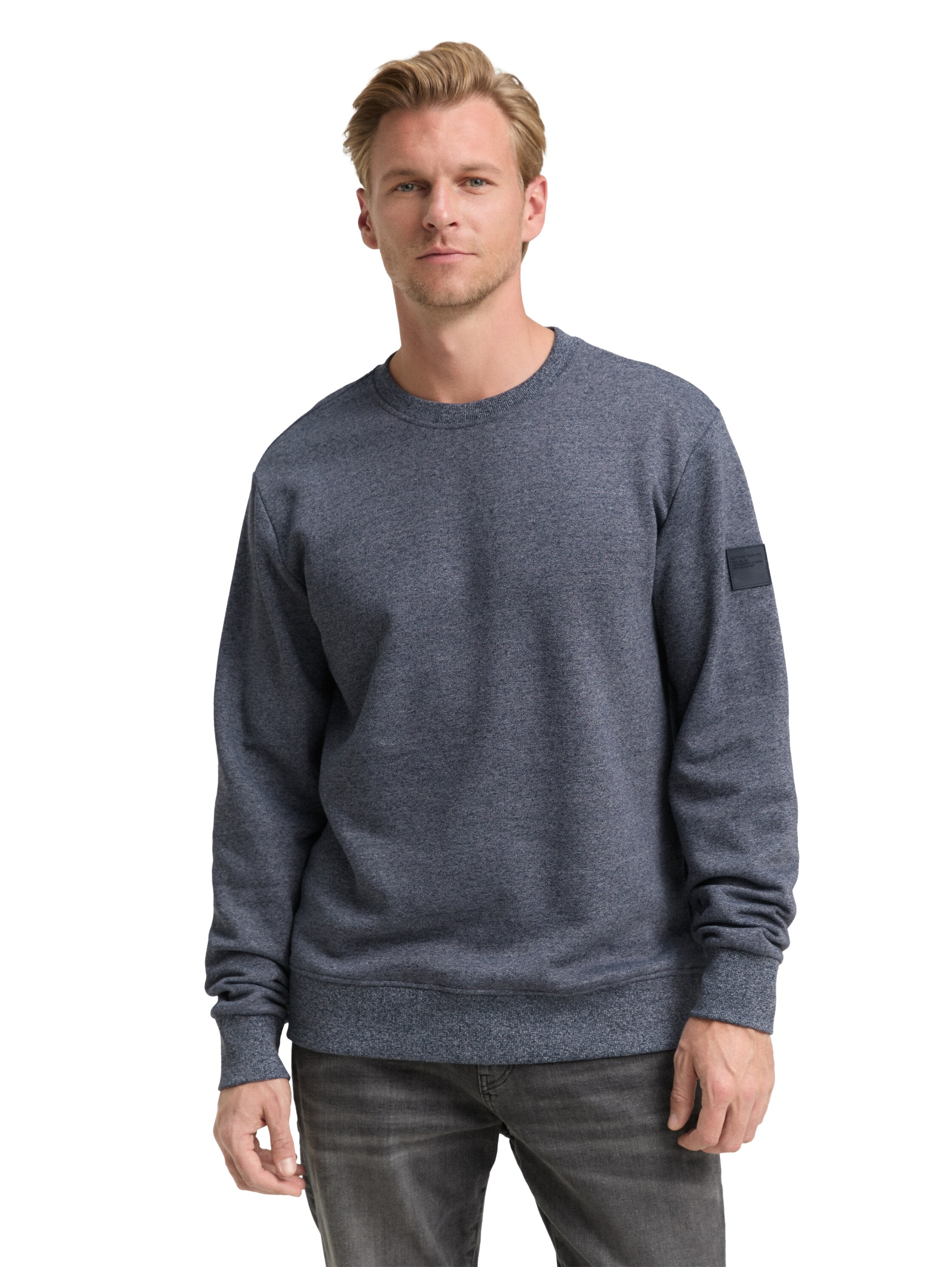 Image of TOM TAILOR Sweatshirt, mit Logo Stickerei am Arm