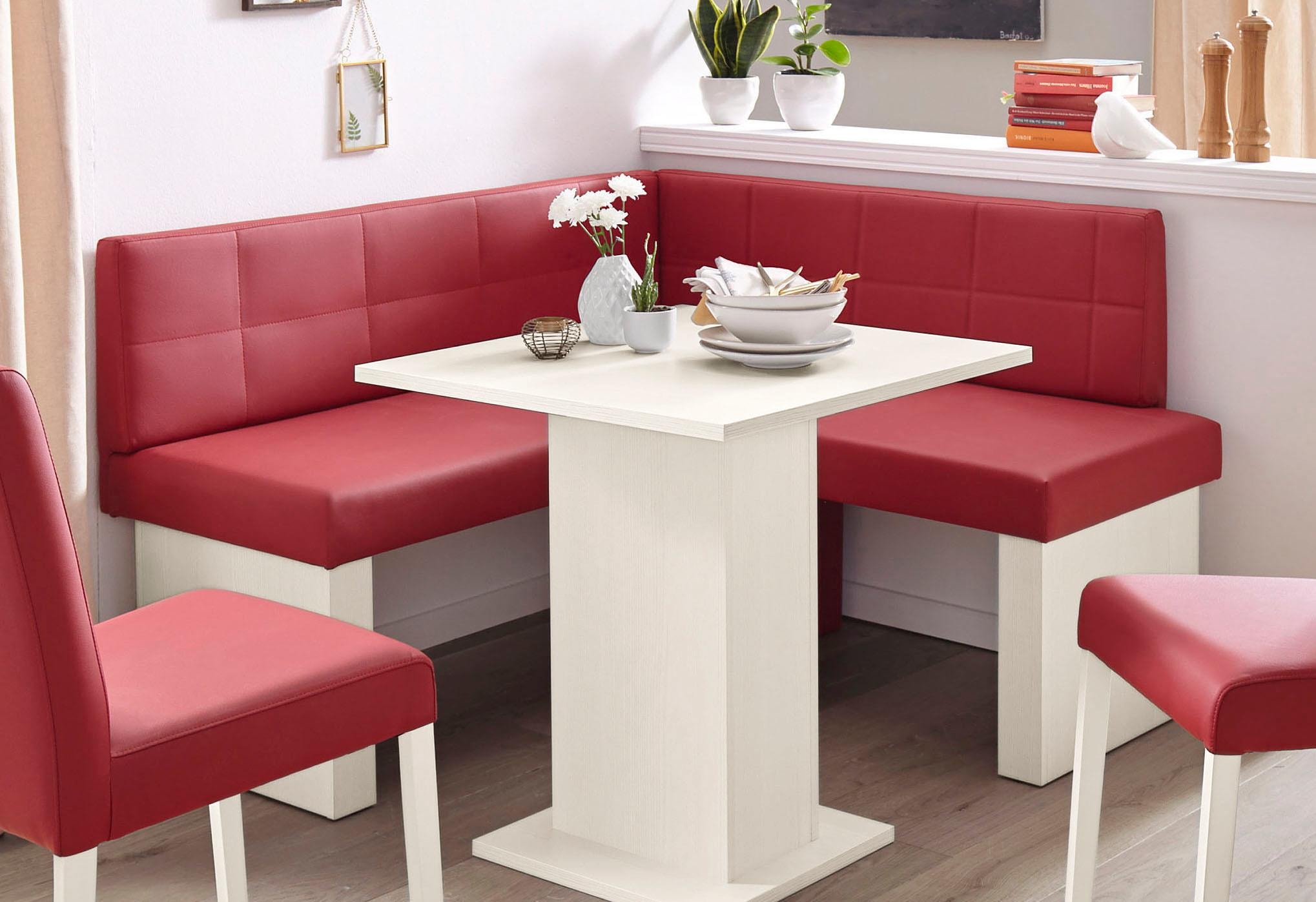 massivline&more Banc d'angle »Anna 2« côté isocèle 130 cm