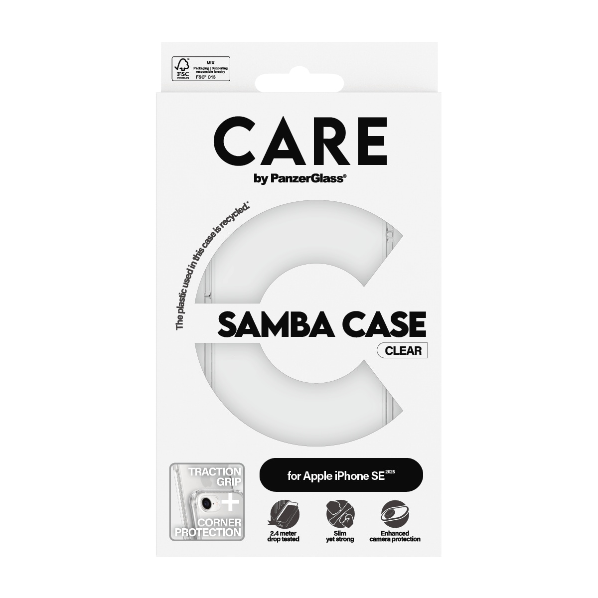 CARE by PanzerGlass Handyhülle »Fashionable Case Samba«, Backcover, Schutzhülle, Handyschutzhülle, Case, Schutzcase, stossfest