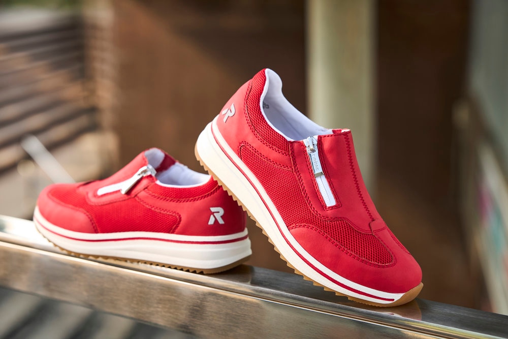 Rieker Slipper  Sneaker à enfiler, chaussure basse, chaussure décontractée avec fermeture éclair