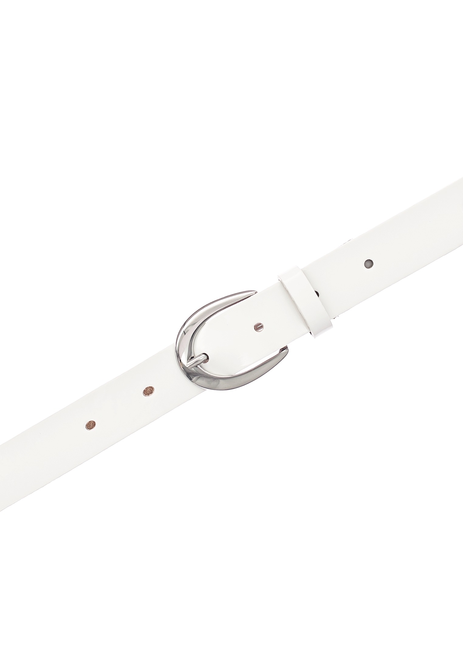 Tamaris Ledergürtel ""Carolin Silver"" weiches Lack-Rindleder mit hochglänzendem Finish