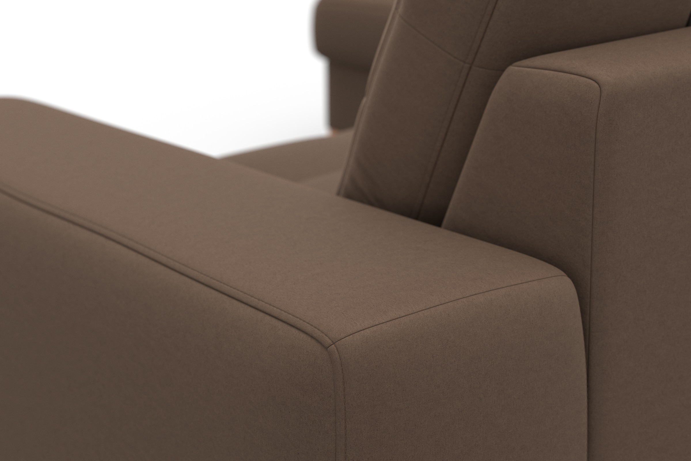 sit&more Ecksofa »Quincy L-Form«, wahlweise mit Bettfunktion und Bettkasten