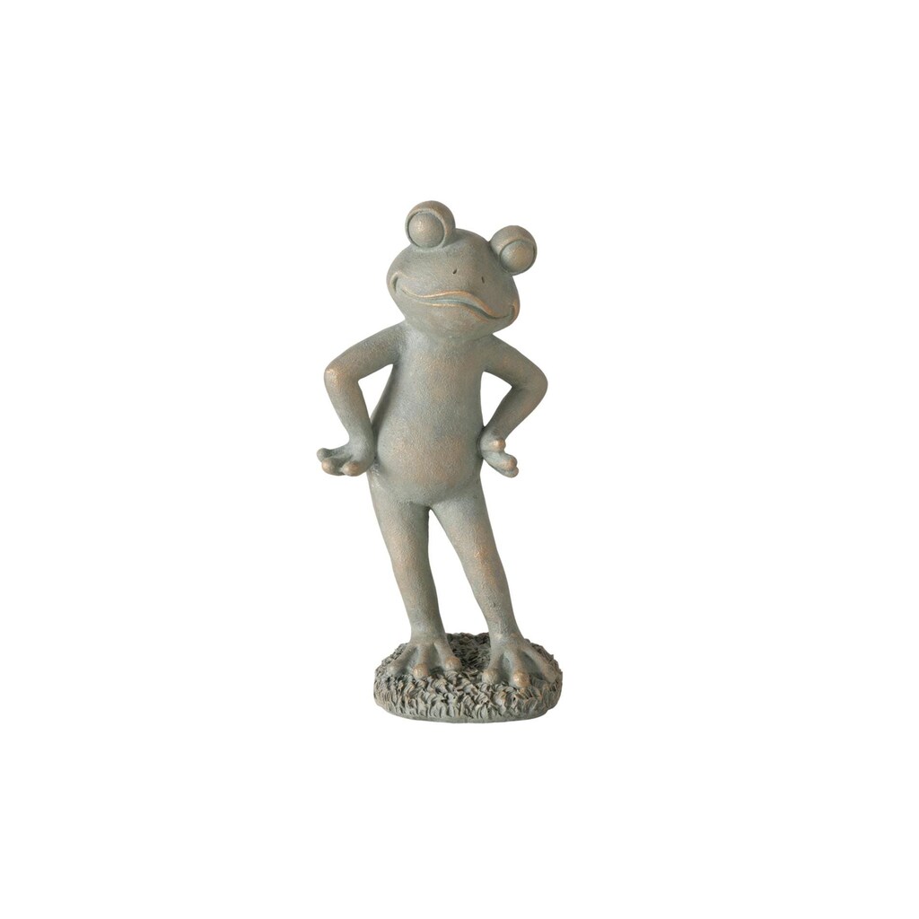 BOLTZE Tierfigur »Dekofigur Frosch Milvin, Grau«