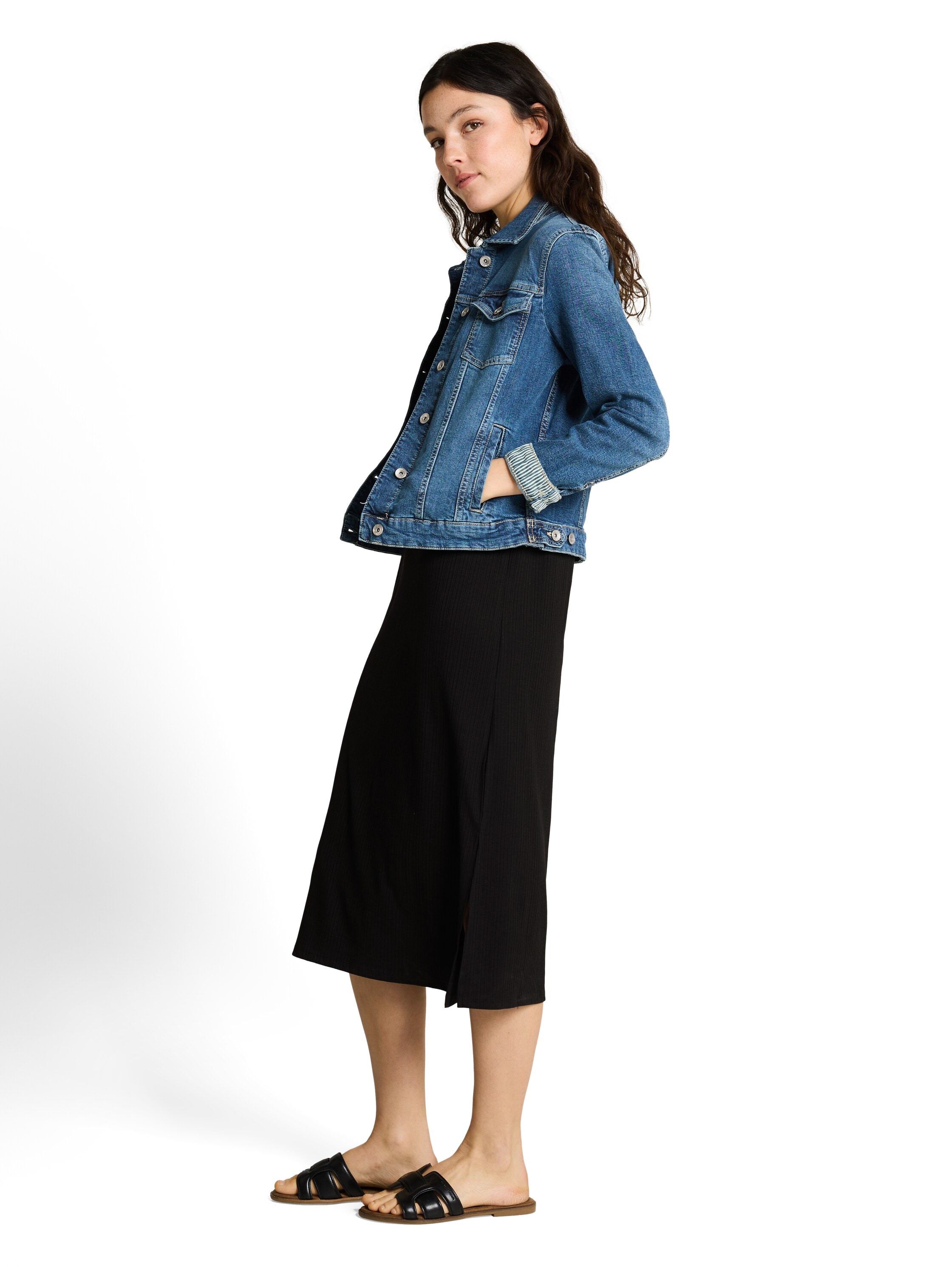 TOM TAILOR Denim Robe t-shirt Sans poches