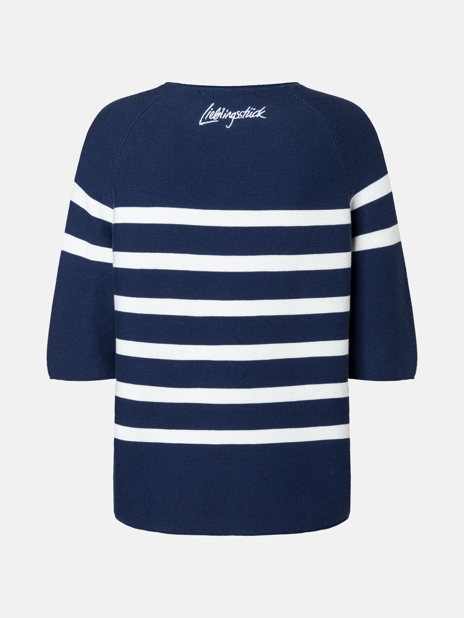 Lieblingsstück Kurzarmpullover »KlerariEP« Halbarm mit Rundhals, gestreift