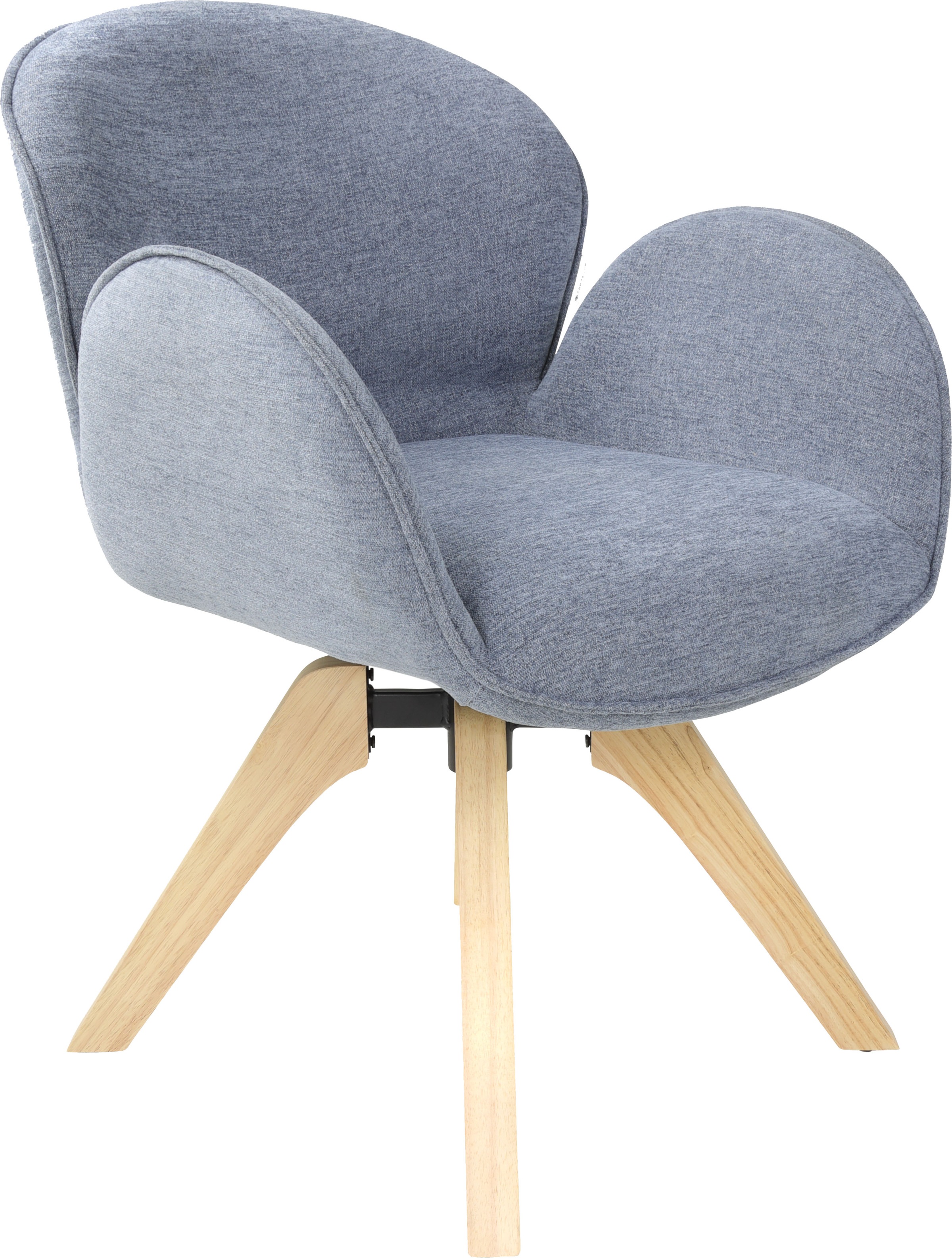 TOM TAILOR HOME Armlehnstuhl »WINGS ARMCHAIR« (Set) 2 Stk.mit Armlehnen, drehbar, Rückholfunktion, Massivholzgestell