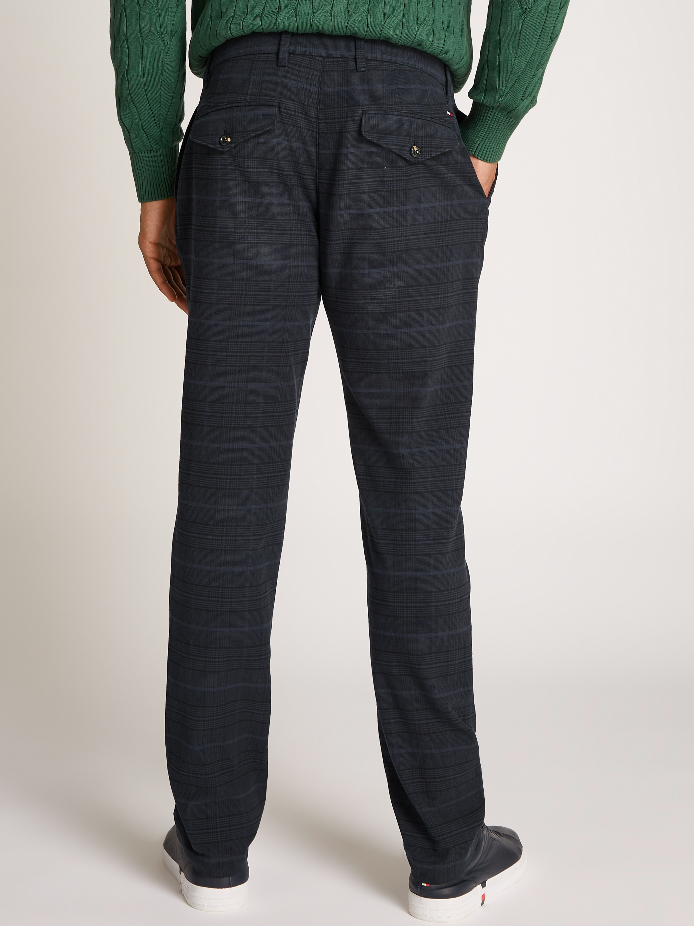 Tommy Hilfiger Chinohose »DENTON 1 PLT POW CHECK«, mit Karomuster
