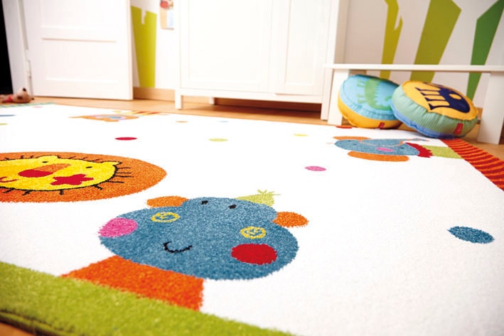 Sigikid Kinderteppich »Animal Festival«, rechteckig, 13 mm Höhe