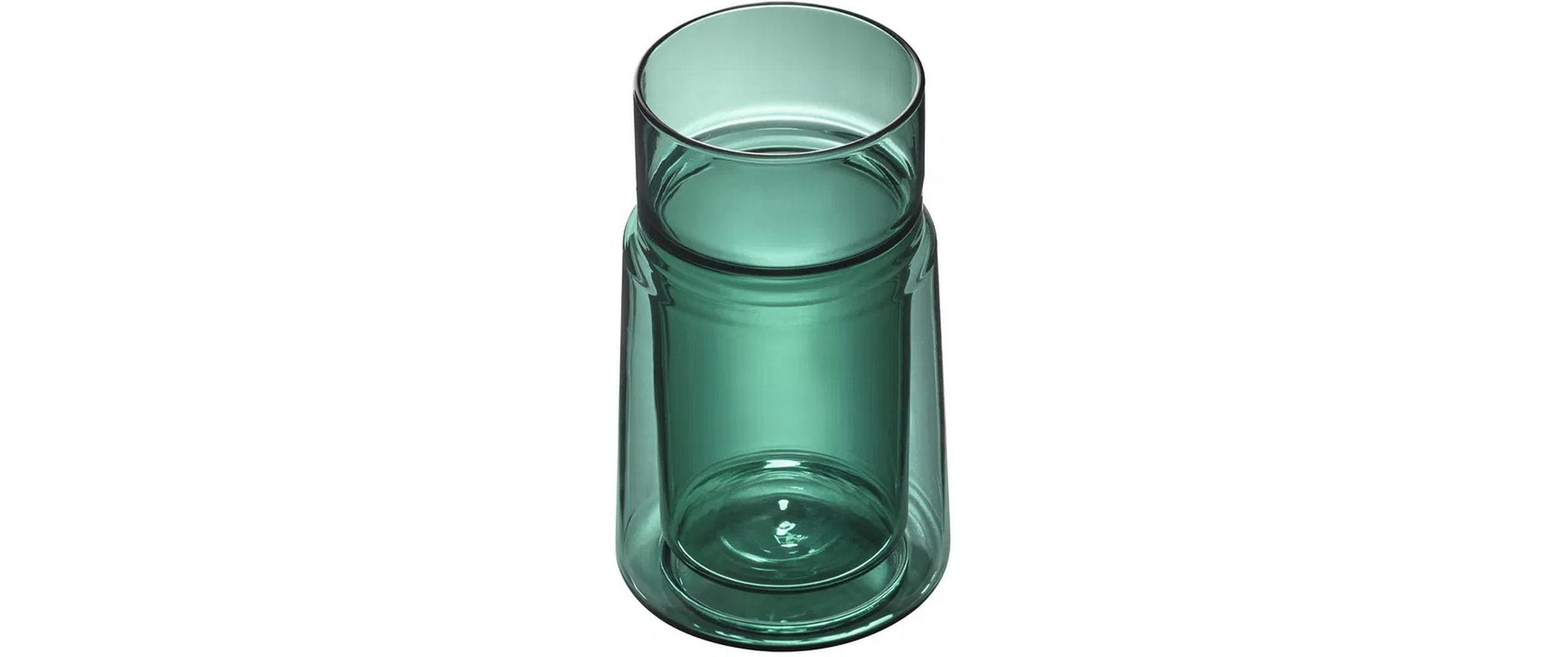 Jacob Jensen Thermoglas "Large 330 ml, 1 Stück" Thermo-Kaffeeglas mit innovativem Design