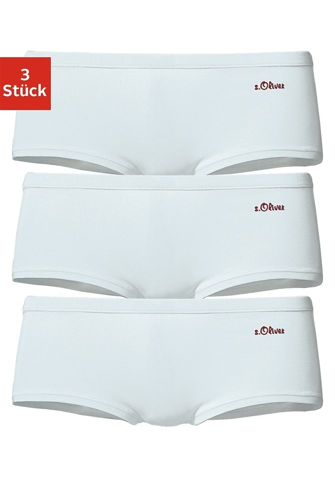 s.Oliver Hipster 3er-Pack,  aus elastischer Baumwoll-Qualität