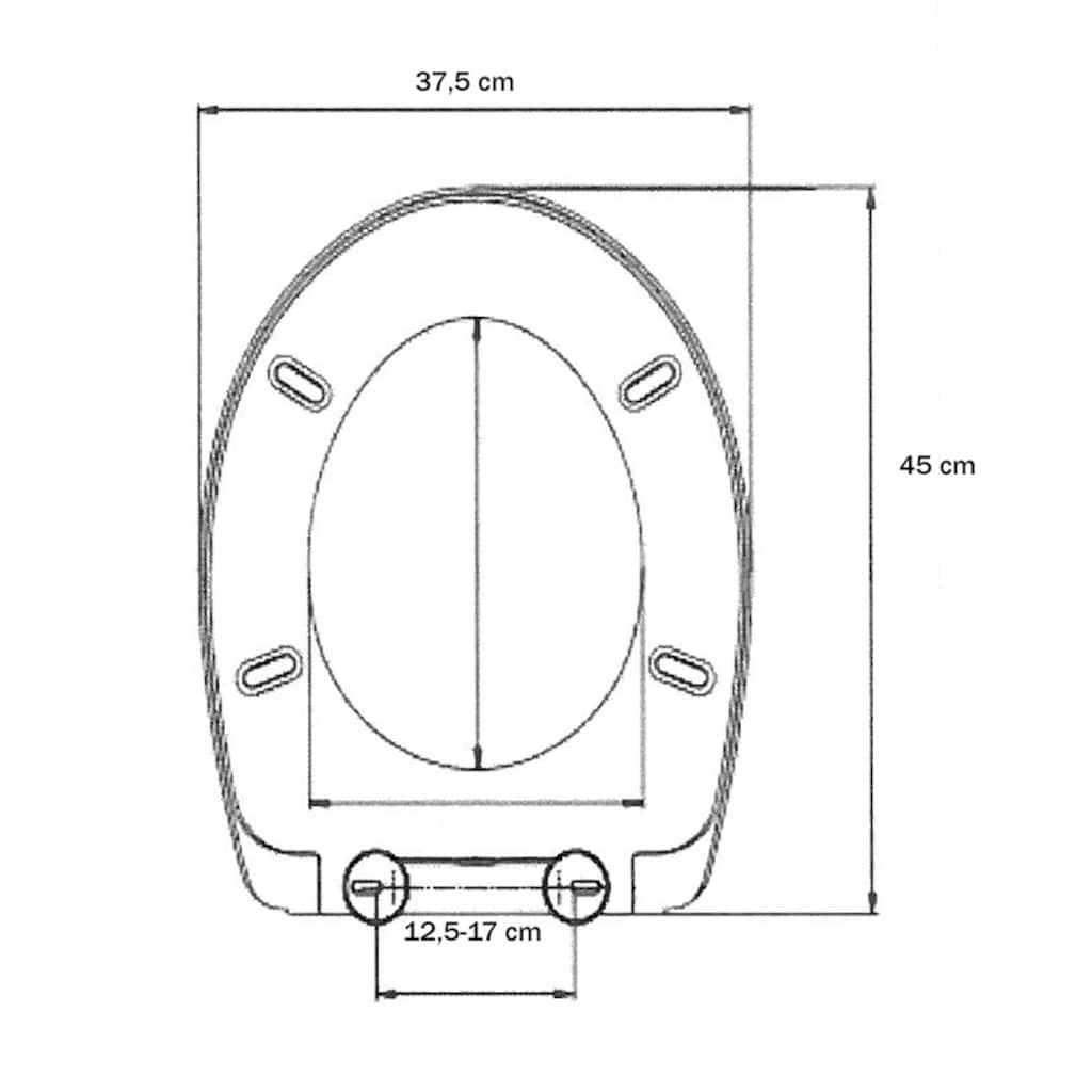 ADOB WC-Sitz »Mare«, passend auf alle Standard WCs