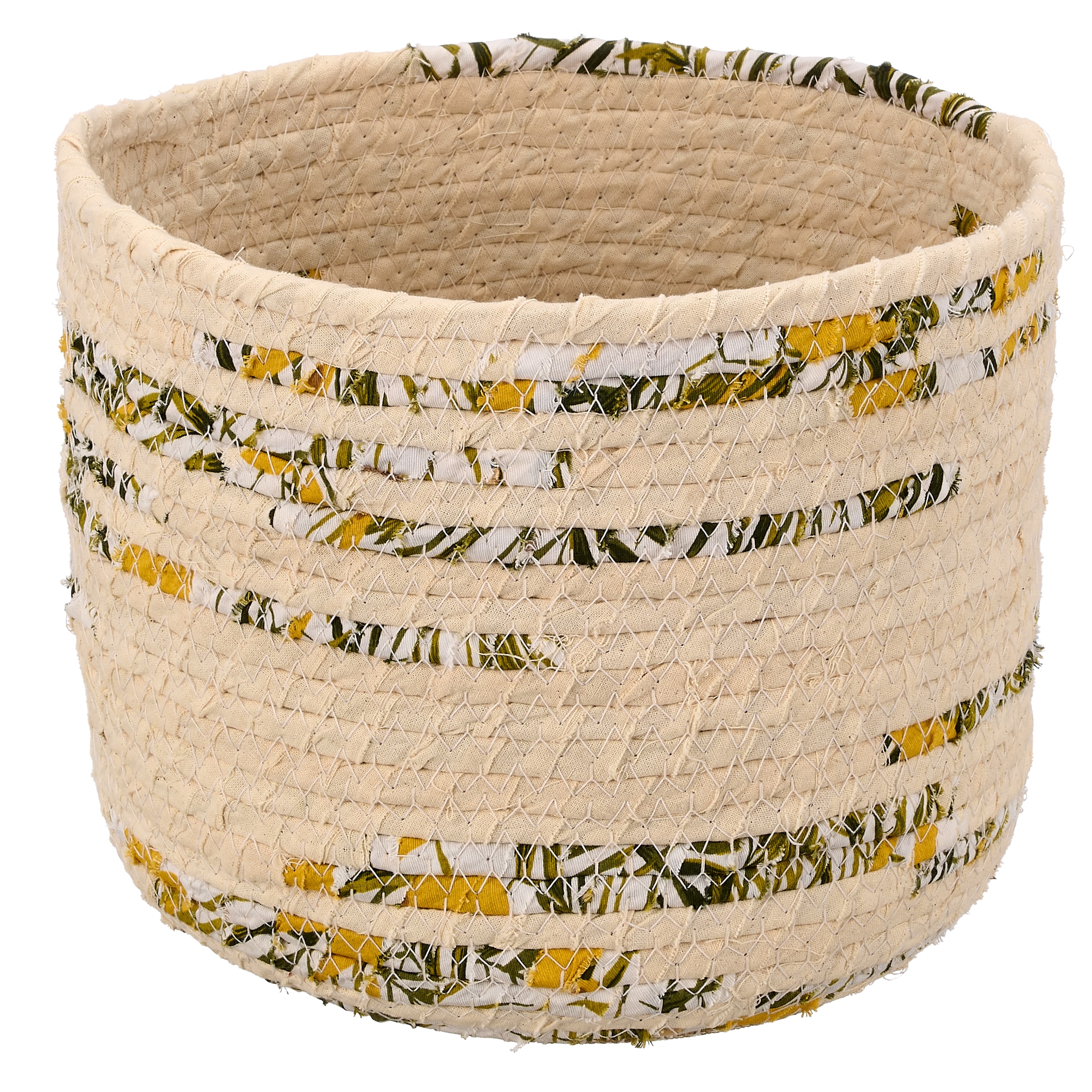 Creativ home Panier décoratif »Korb« avec des accents de couleur décoratifs