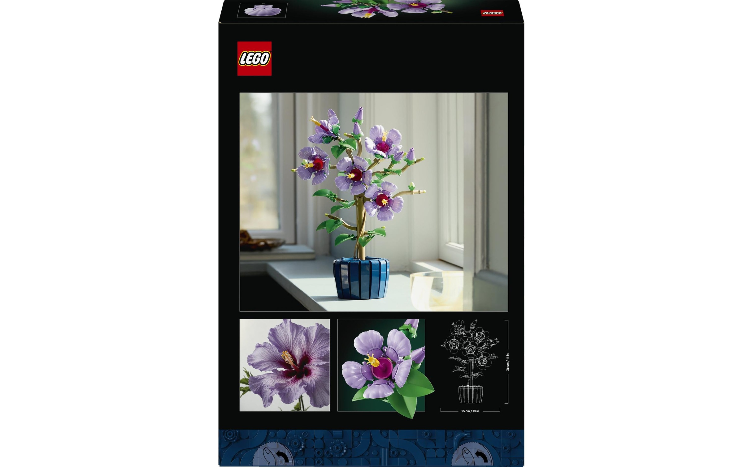 Image of LEGO Konstruktionsspielsteine "Botanicals Hibiskus 10372"