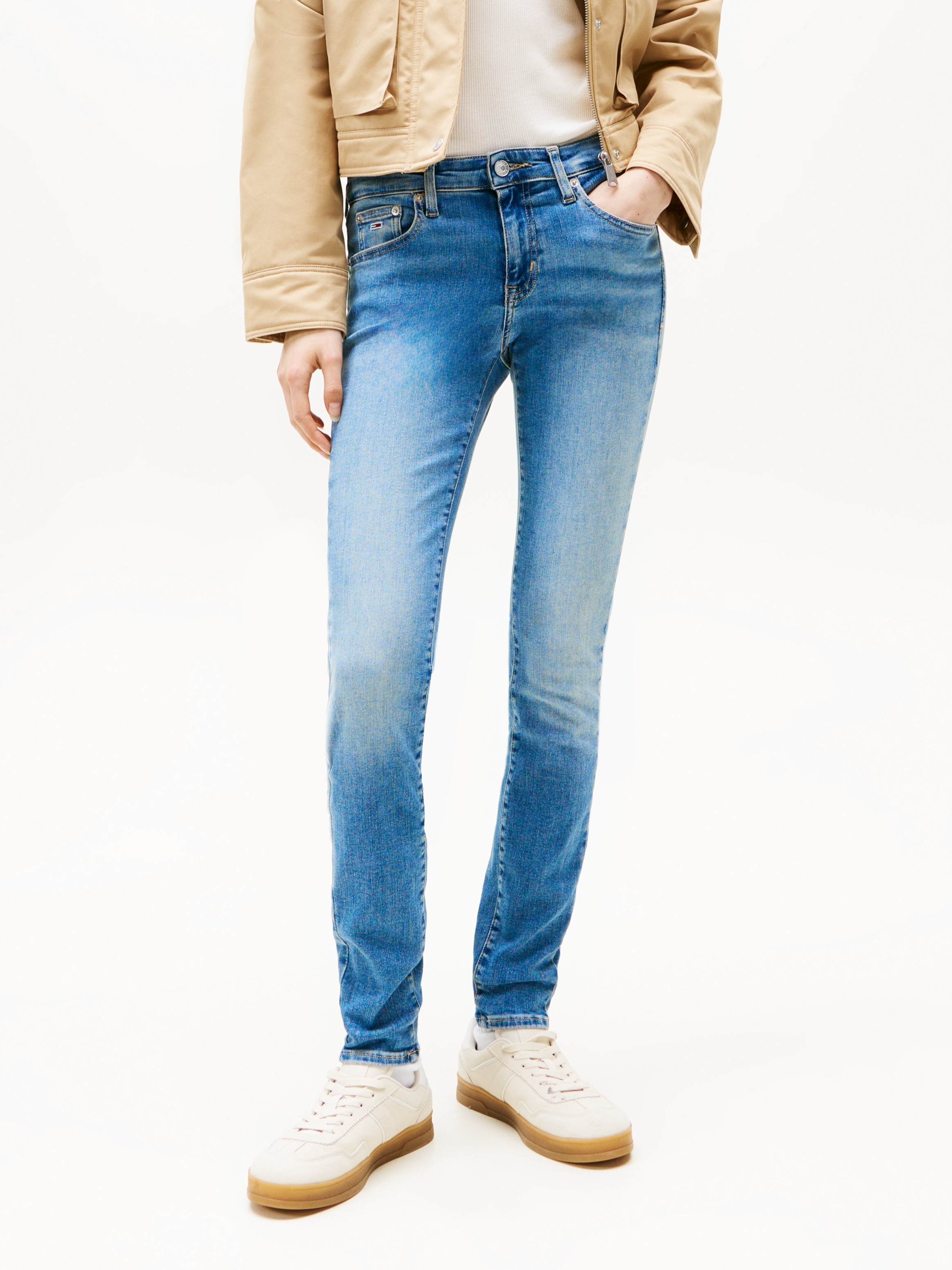 Image of Tommy Jeans Skinny-fit-Jeans "SOPHIE LOW WAIST SKN" mit niedriger Leibhöhe, Stretch-Denim