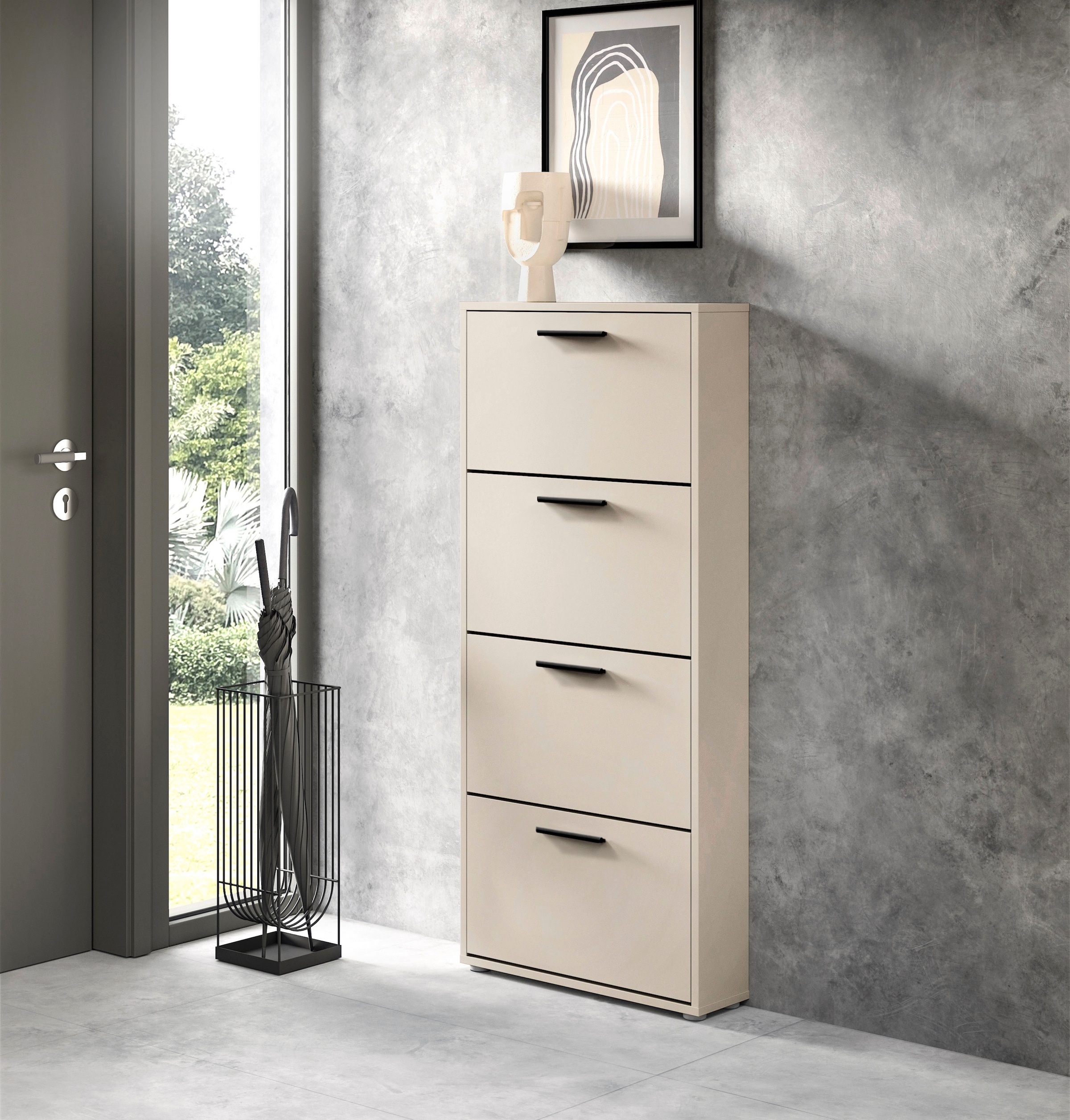 HBZ Basculeur de chaussures »Sam Schuhkipper, Schuhschrank BxHxT 59x136x17 cm« 1 cuis tlg. Breite 59cm, FSC-Mix Credit