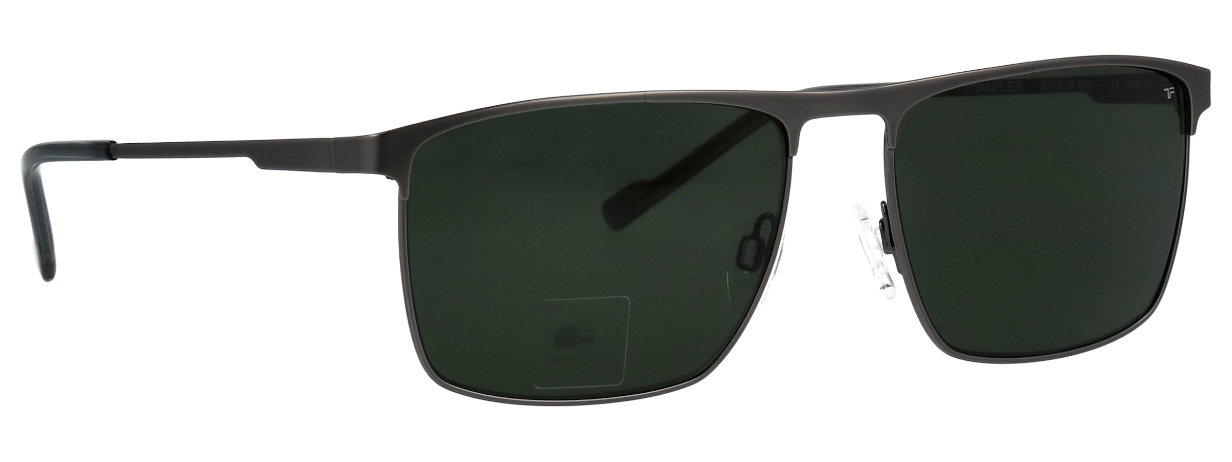TITANflex Lunettes de soleil »Modell 824135« Form Karree/Soft, Logoschriftzug auf Bügel, Titanflexfassung