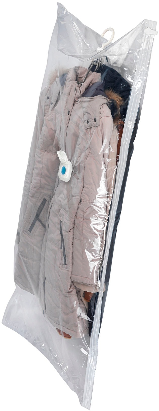 Image of WENKO Kleidersack "Vakuum Grösse L & XL" Vakuumbeutel für Kleidung, platzsparend im Kleiderschrank
