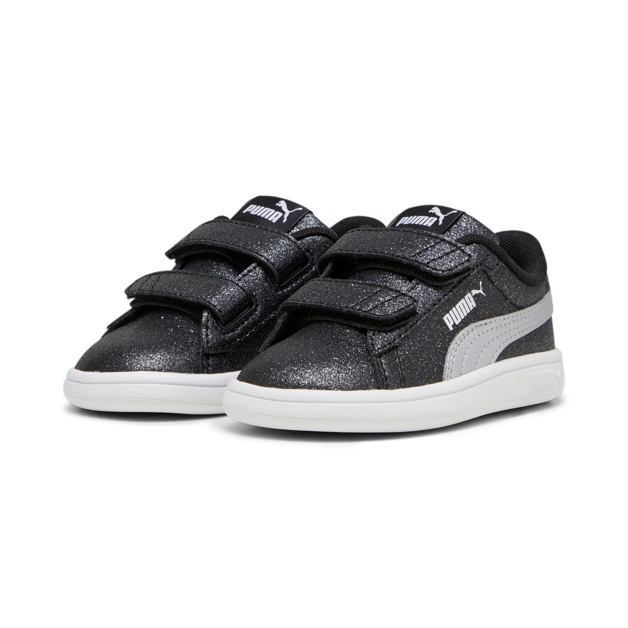 Image of PUMA Sneaker "SMASH 3.0 GLITZ GLAM V INF" mit Klettverschluss, mit SOFTFOAM+ Dämpfung, aus Synthetik