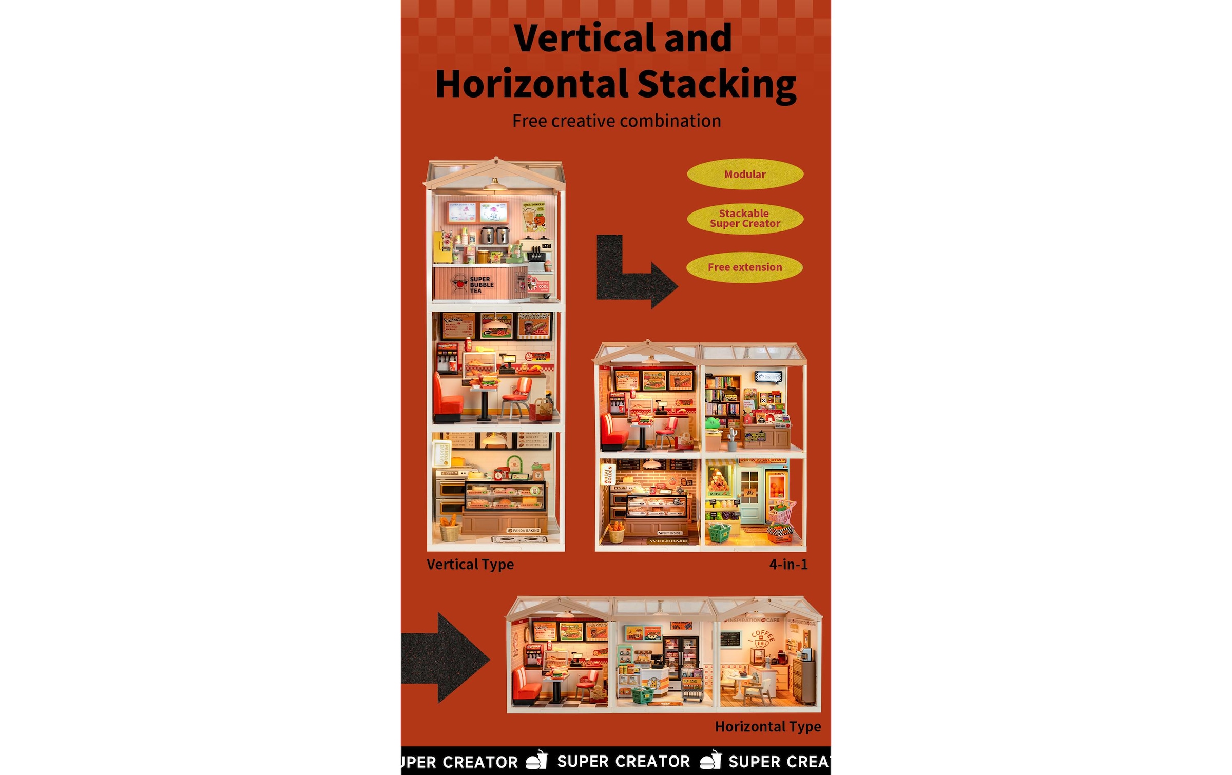   Kit de modèles réduits »RoboTime Yum Yum Burgers«