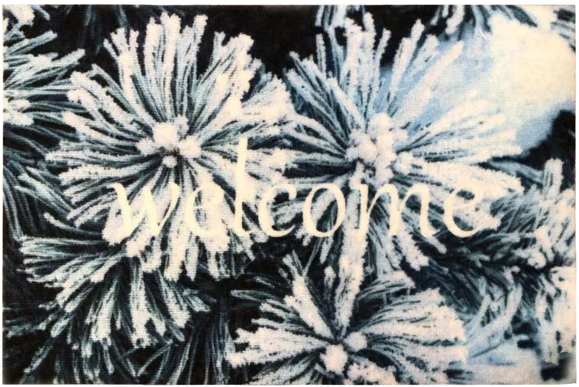 Image of my home Fussmatte »Welcome -Frost«, rechteckig, 5 mm Höhe, Winter-Weihnachts-Motiv, Türvorleger, rutschfest, festlich bei Ackermann Versand Schweiz