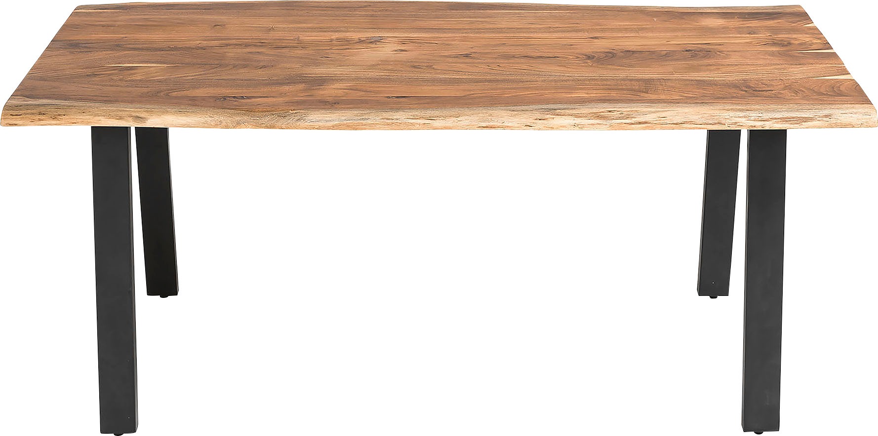SalesFever Esstisch "Designer-Tisch für stilvolle Mahlzeiten" Zweifach gewachstes, geöltes Massivholz