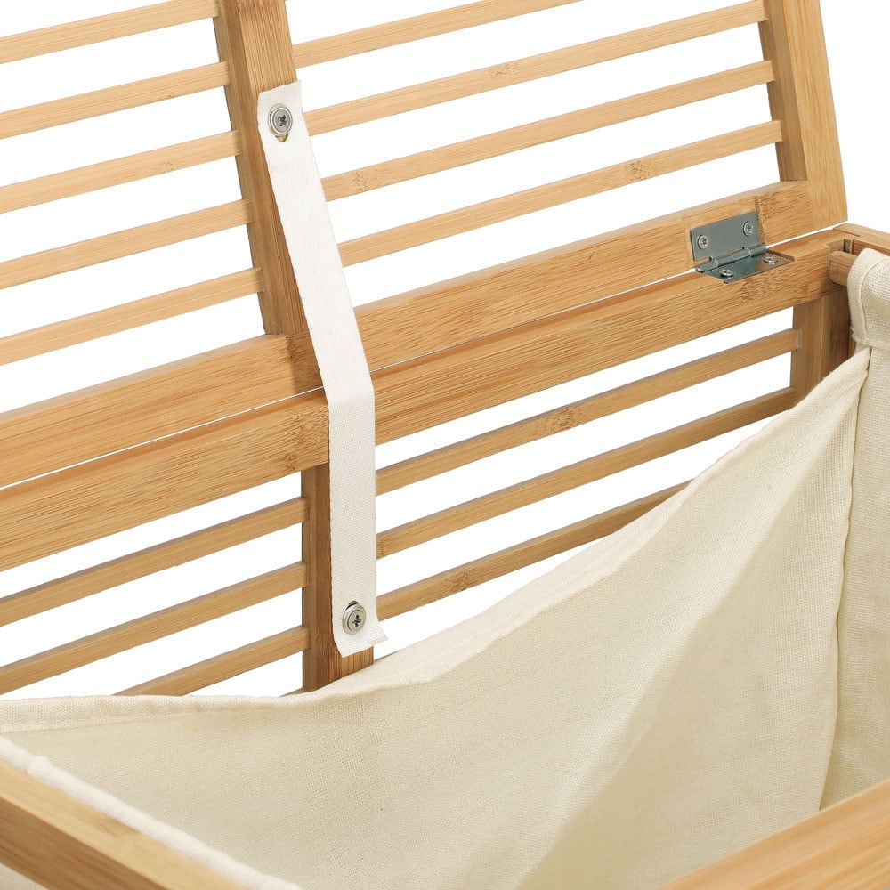 Zeller Present Wäschekorb hochwertig aus Bambus