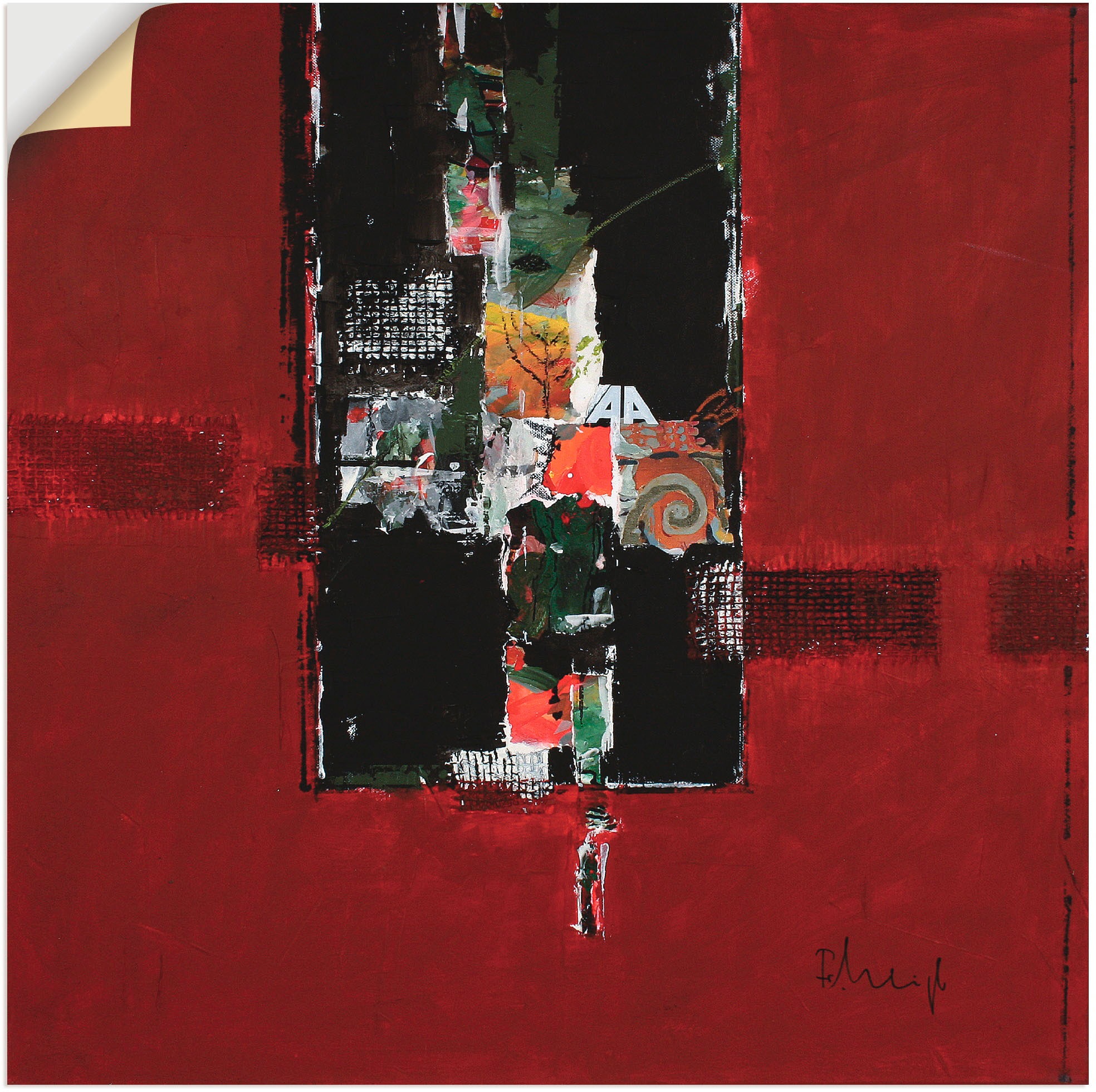 Image of Artland Wandbild »Licht des Südens«, Muster, (1 St.), in vielen Grössen & Produktarten -Leinwandbild, Poster, Wandaufkleber / Wandtattoo auch für Badezimmer geeignet bei Ackermann Versand Schweiz