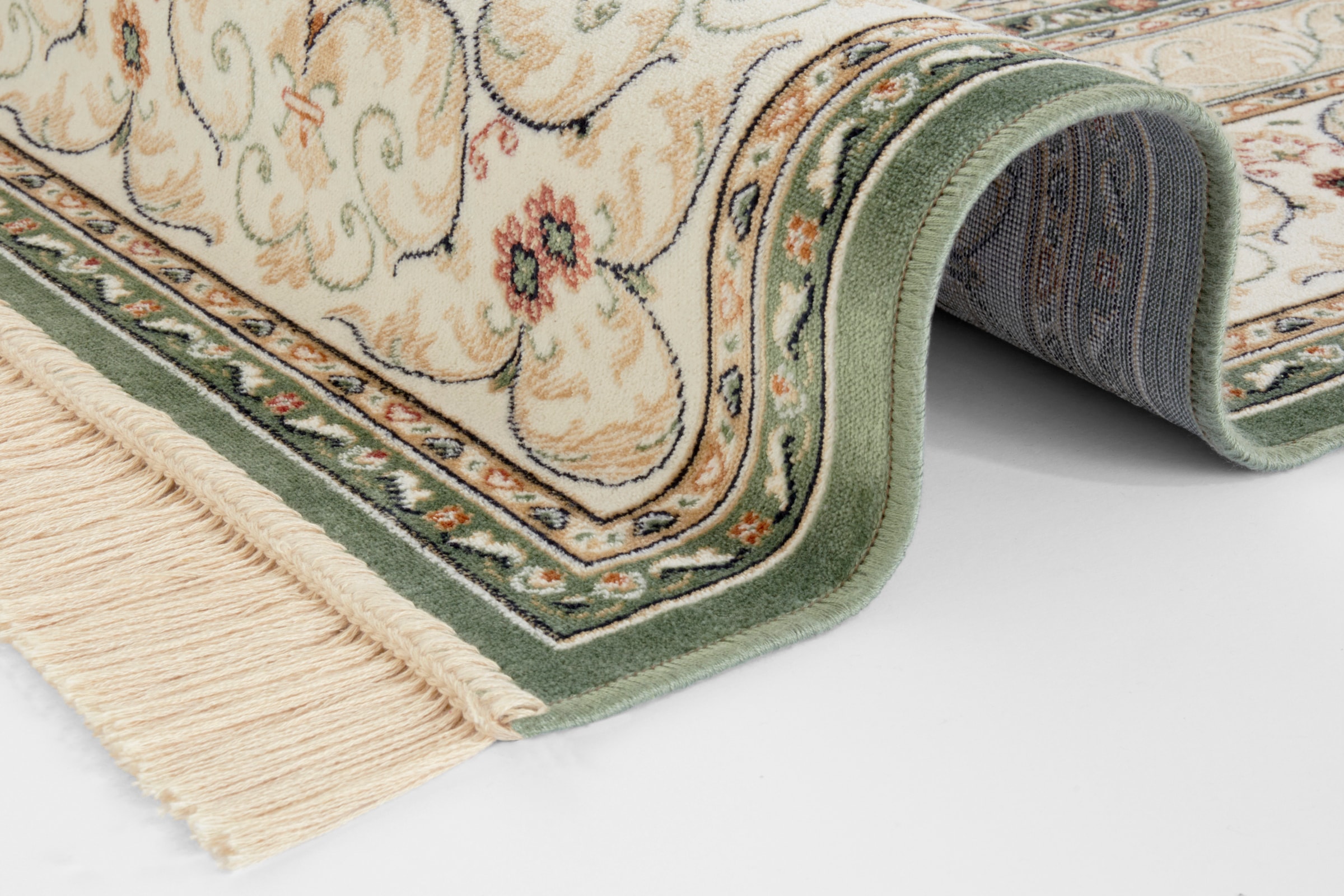 NOURISTAN Teppich »Antik Negar«, rechteckig, 5 mm Höhe, Orientalisch mit Fransen, Orient, Wohnzimmer, Schlafzimmer, Esszimmer
