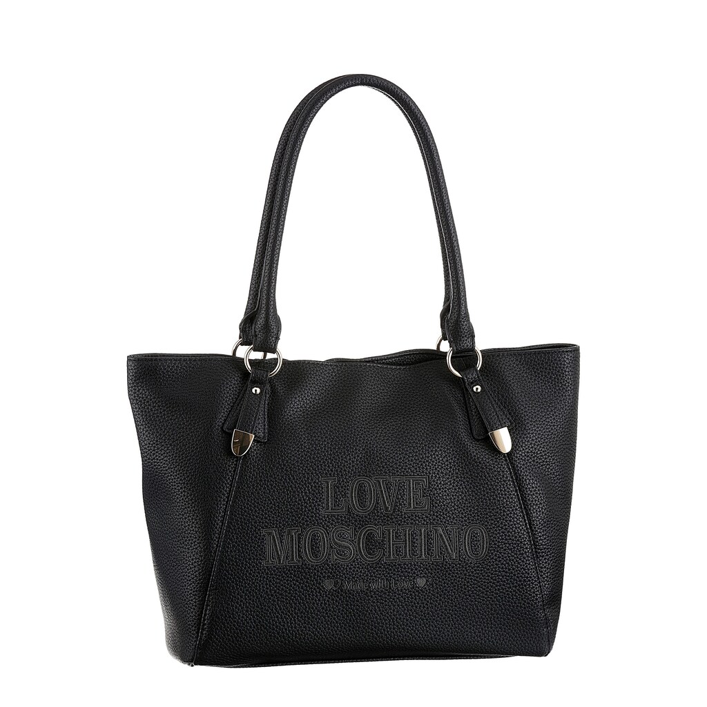 LOVE MOSCHINO Shopper, mit schöner Logo Prägung auf der Vorderseite