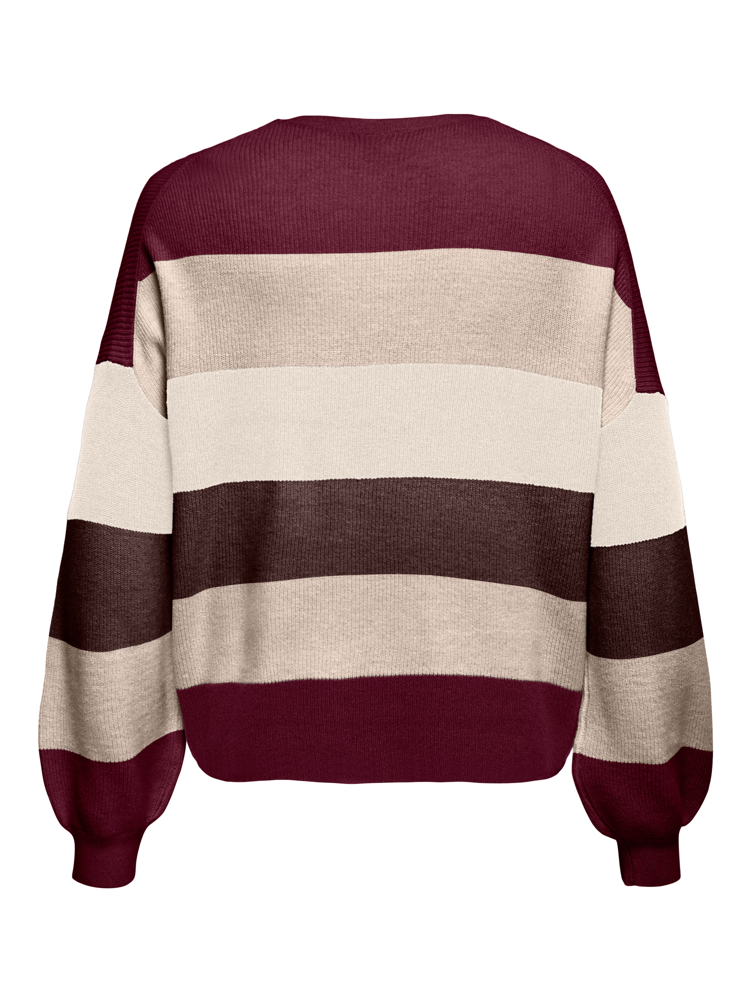 ONLY CARMAKOMA Pull en tricot »CARATIA L/S STRIPE PULLOVER KNT NOOS« mélange de viscose