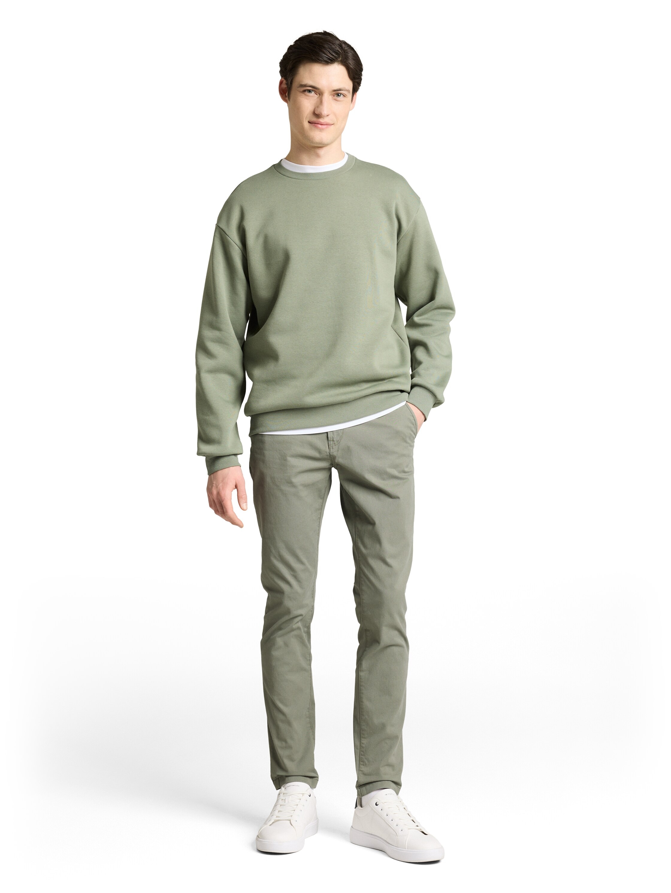 TOM TAILOR Denim Chinohose  leicht vorgewaschen