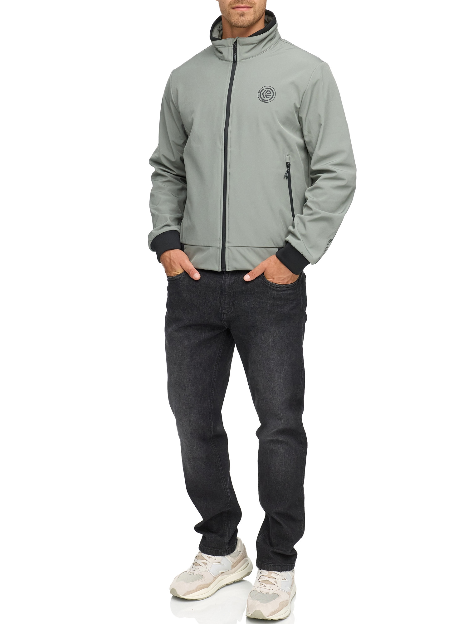 Indicode Veste softshell »INRoute Jacket« ohne Kapuze
