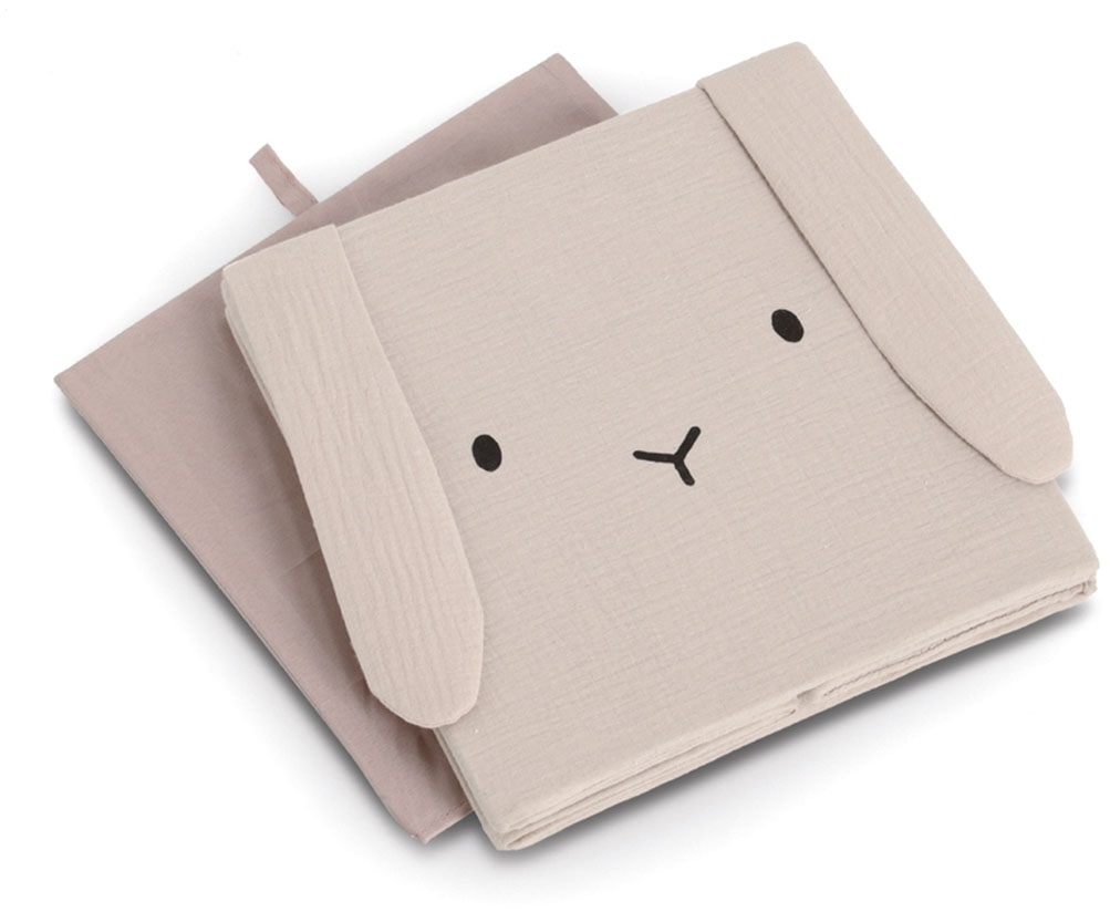Zeller Present Boîte de rangement »"Hase", Musselin« Tiermotiv, kinderfreundlich, faltbar