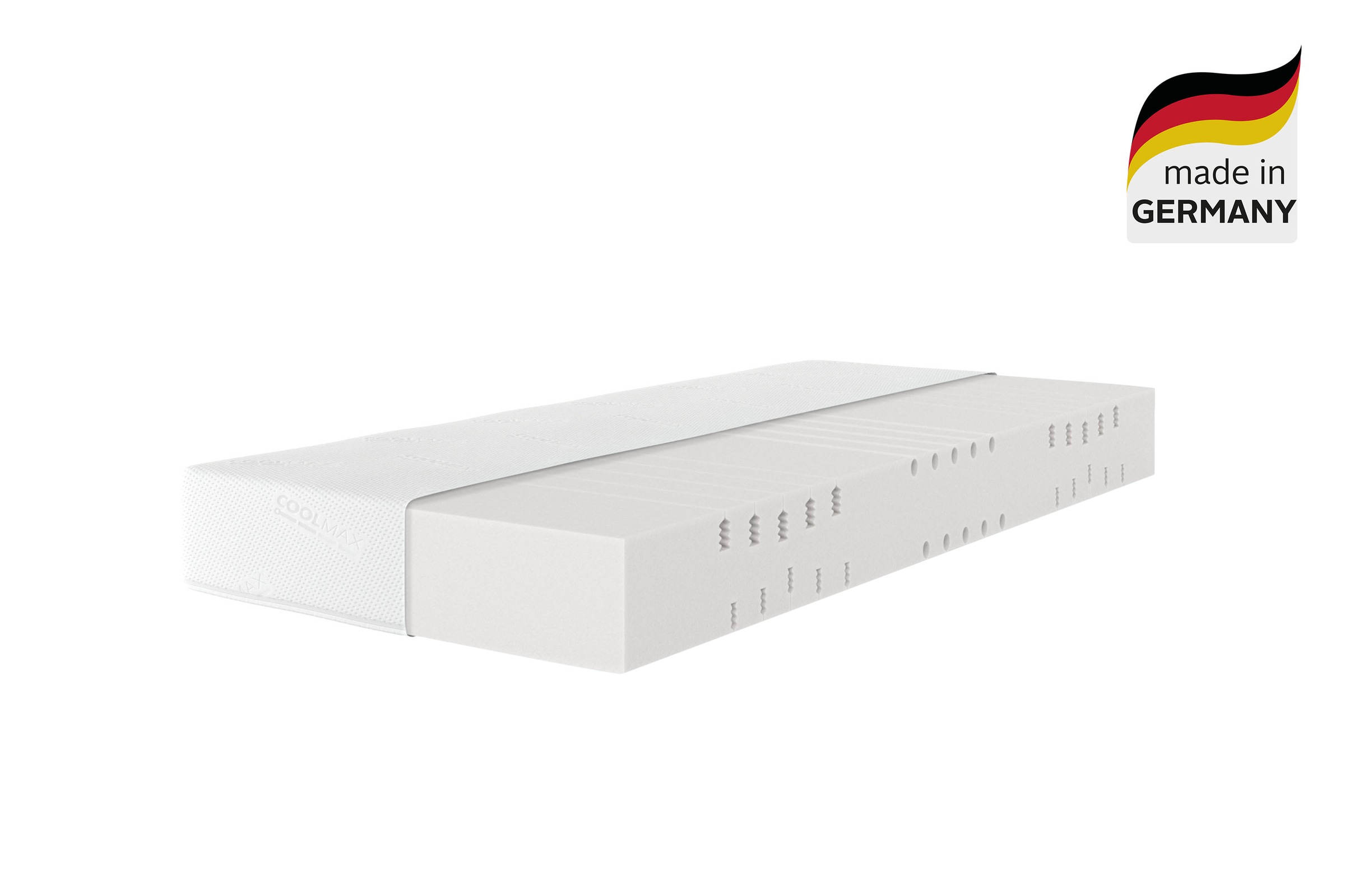 Image of GOODproduct Komfortschaummatratze "Tornby, 7 Zonen Matratze 90x200, 140x200 cm" 17 cm hoch 1 Stk. tlg. Matratzen H2/H3/H4, ergonomisch, atmungsaktiv