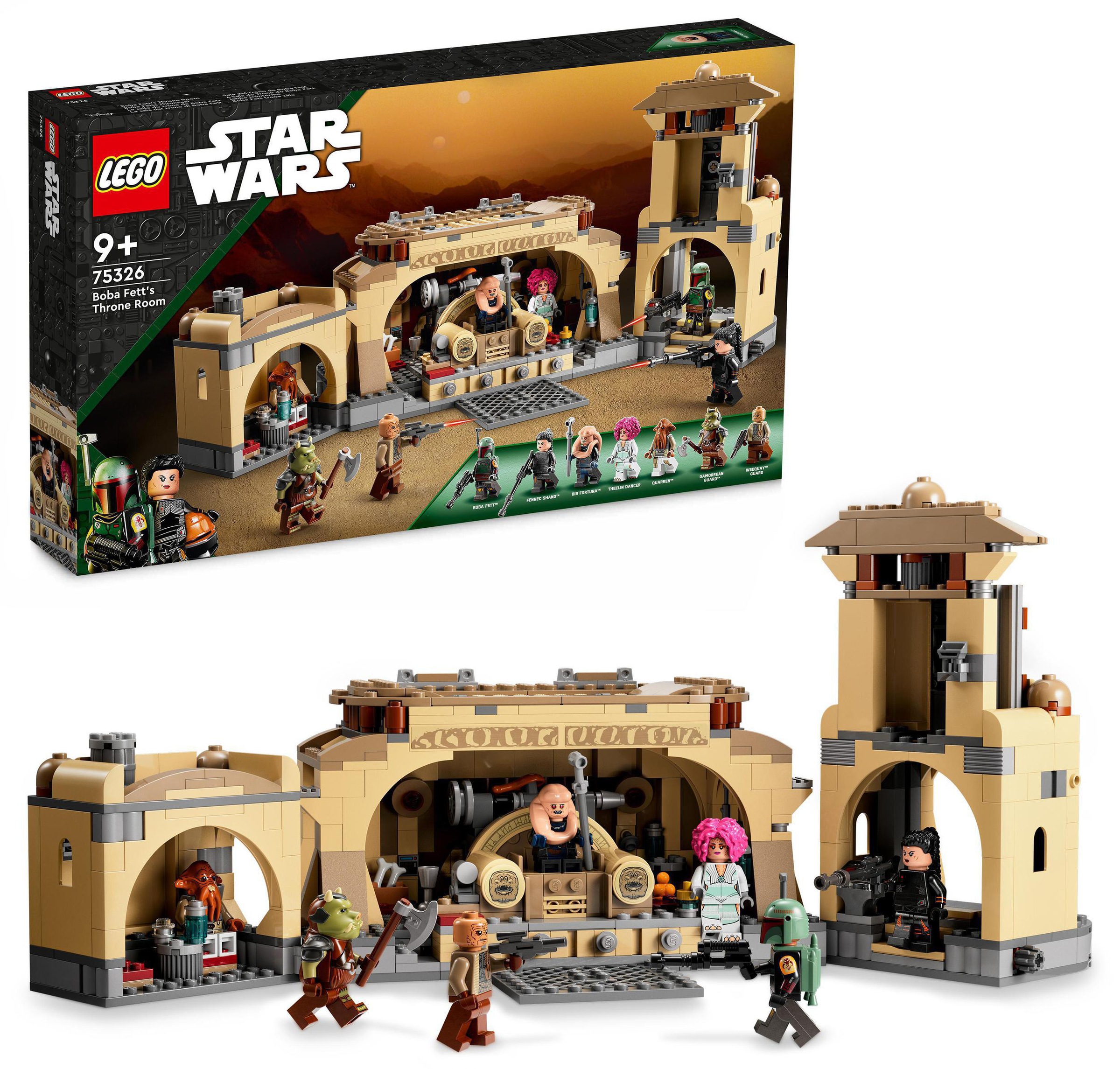 Image of LEGO® Konstruktionsspielsteine »Boba Fetts Thronsaal (75326), LEGO® Star Wars«, (732 St.), Made in Europe bei Ackermann Versand Schweiz