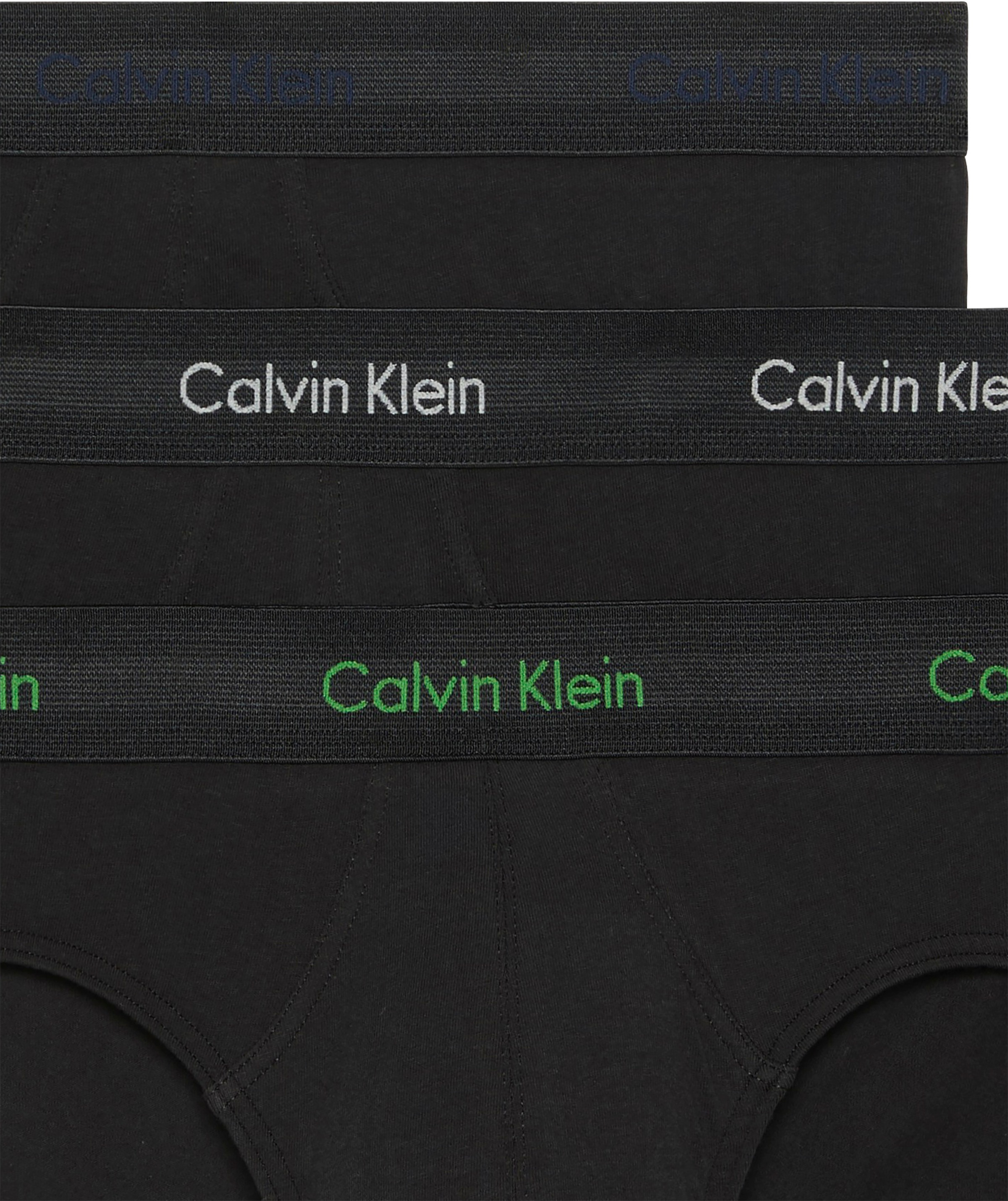 Calvin Klein Underwear Hipster, (3 St.), mit farbigem Webbund