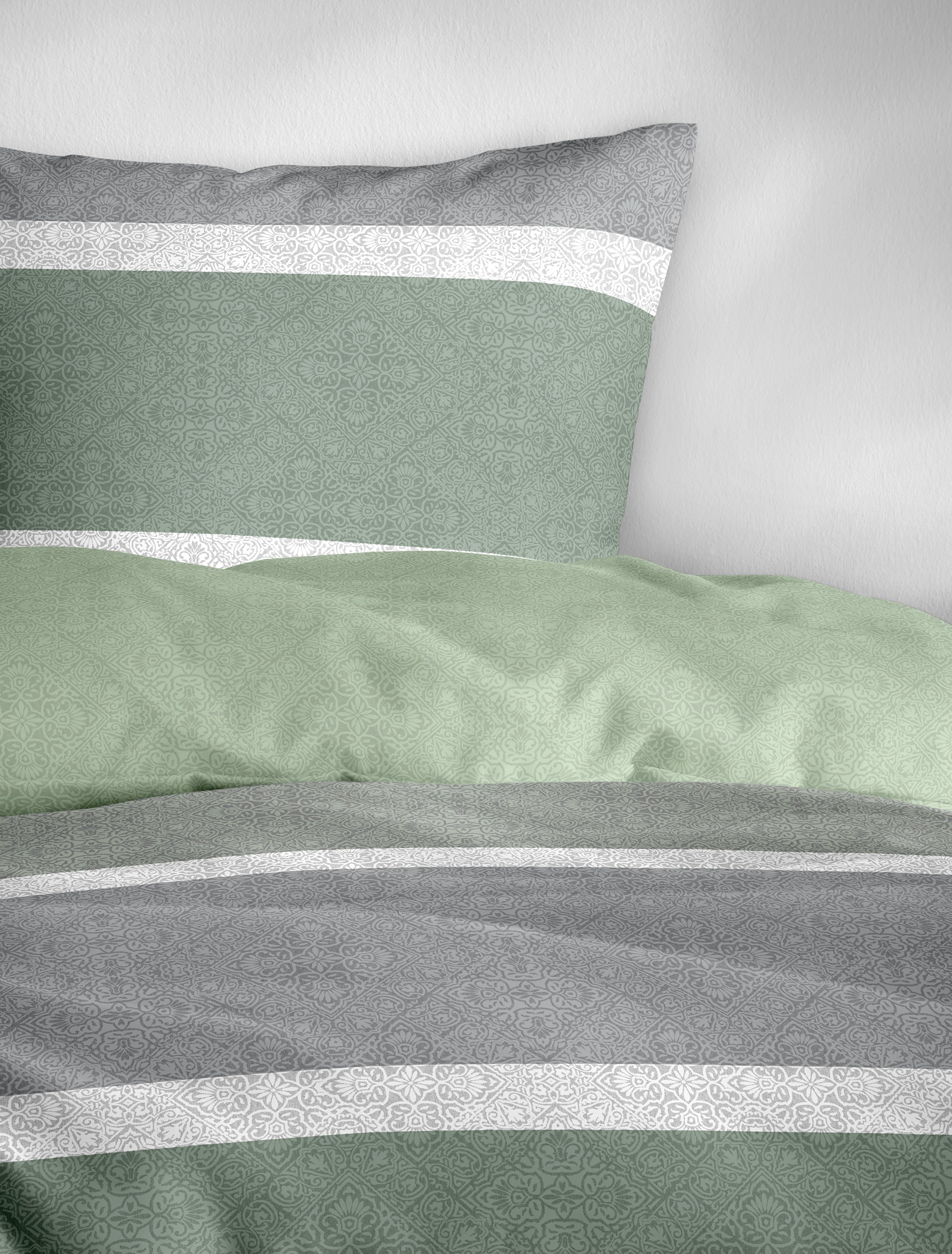 BIERBAUM Linge de lit »Bettwäsche 4184« 2 Renforce, 100  % Baumwolle, pflegeleicht